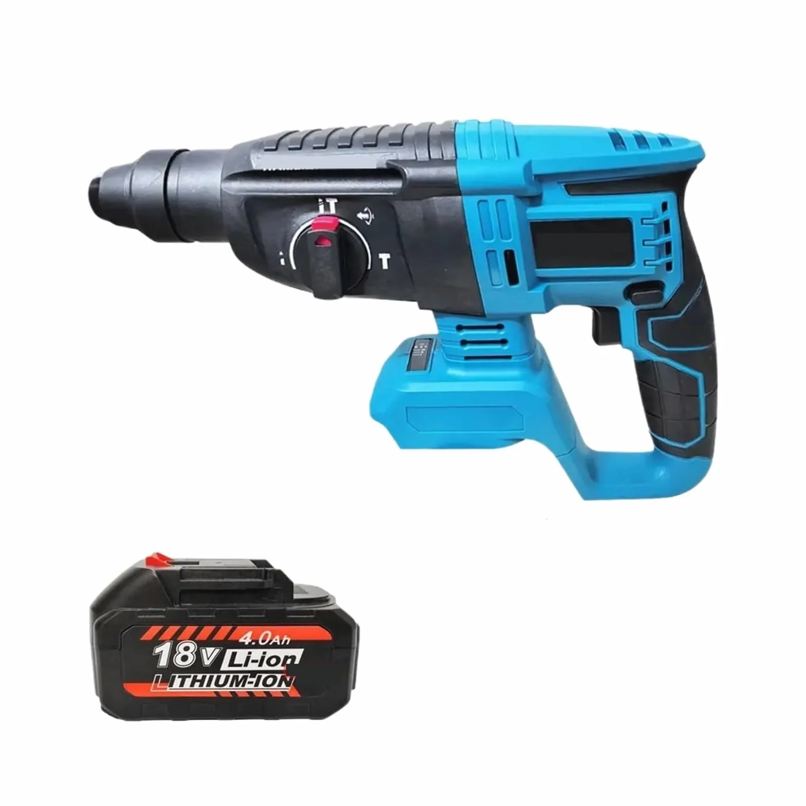 Wiertarka Udarowa 18 V Z 4 Trybami Wyboru, Bezszczotkowa, Akumulatorowa, Elektryczna Akumulatorem DużA Zdolność Wiercenia(1 Battery)