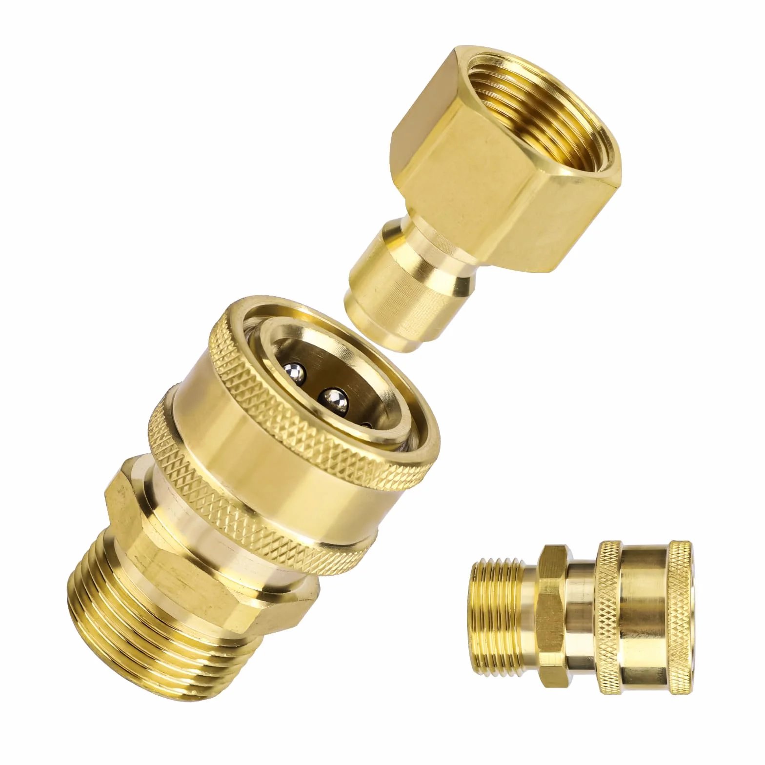 Zestaw Szybkozlaczek do Myjki Cisnieniowej M22 14mm 9,5mm 5000 PSI Adapter Weza