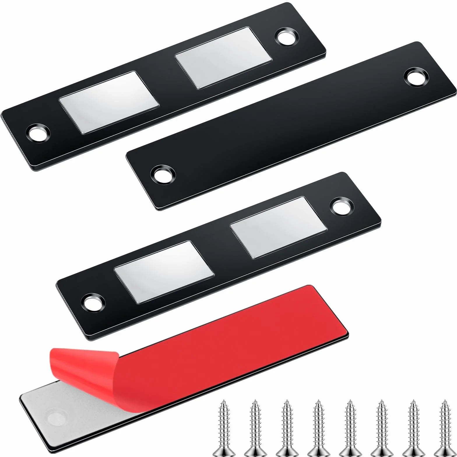 Romon Szafka magnetyczna Catch-Black-2 szt. hak do szafki, czarny