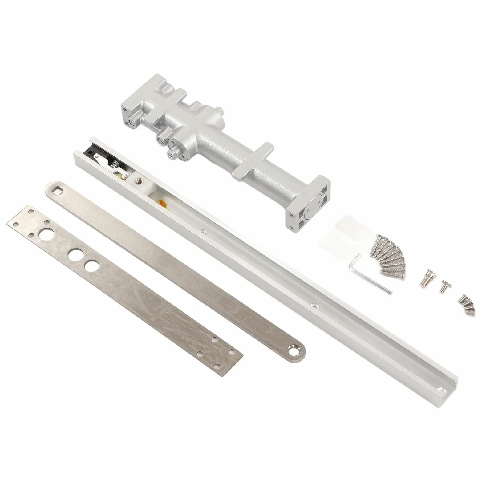 Hydrauliczny samozamykacz do drzwi, regulowany cichy przełącznik prędkości do bezpiecznego zamykania, komercyjny samozamykacz do hoteli, pensjonatów, biur, odlew aluminiowy