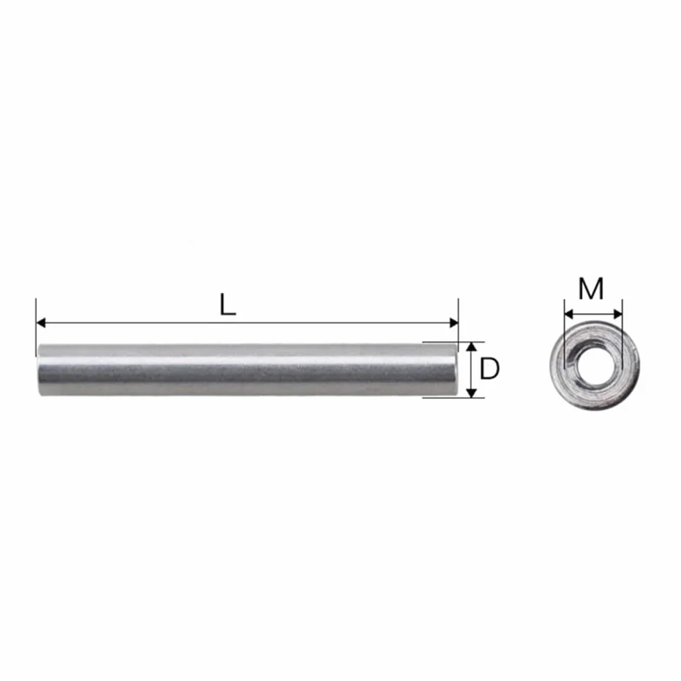 18 100 mm, okrągłe aluminiowe dystanse M4 do modeli DIY(110mm)