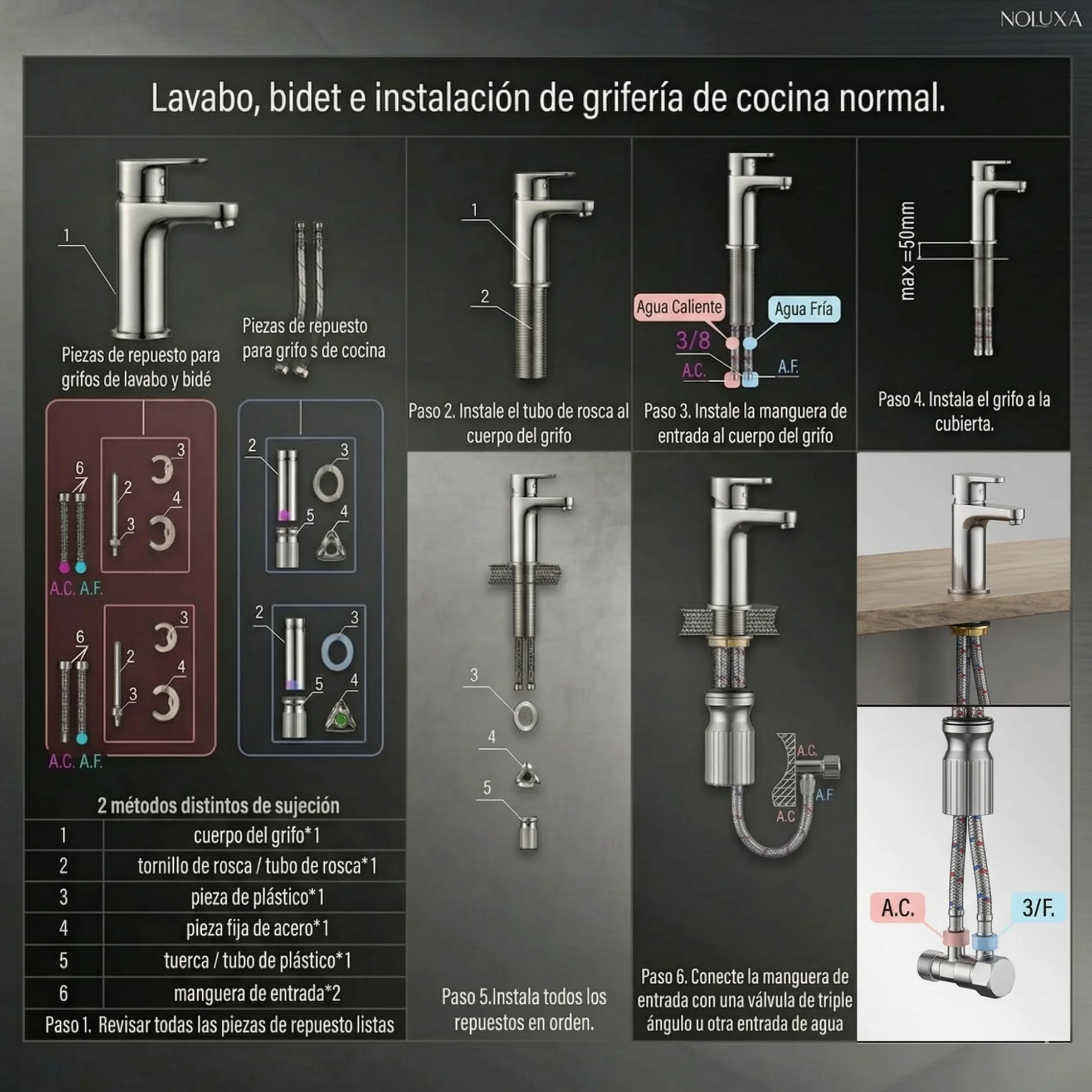 IMEX kran bidetowy, bateria bidetowa, bateria bidetowa, bateria bidetowa z mieszaczem ciepłej i zimnej wody, bateria Bidet, łatwa instalacja, seria Nassau, chromowana