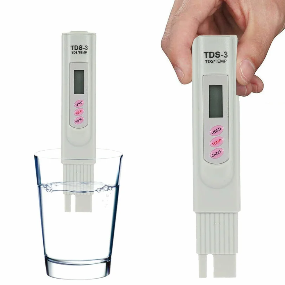 Mesee TDS3 tester jakości wody, miernik TDS z wyświetlaczem LCD, ppm do wody pitnej