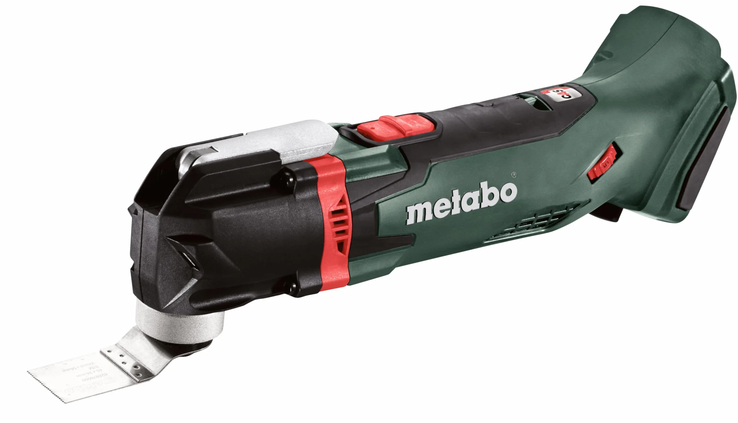 Metabo narzędzie wielofunkcyjne akumulatorowe MT 18 LTX – 613021840 – 18 V – Do cięcia, szlifowania, skrobania i piłowania różnych materiałów – Bez akumulatora i ładowarki
