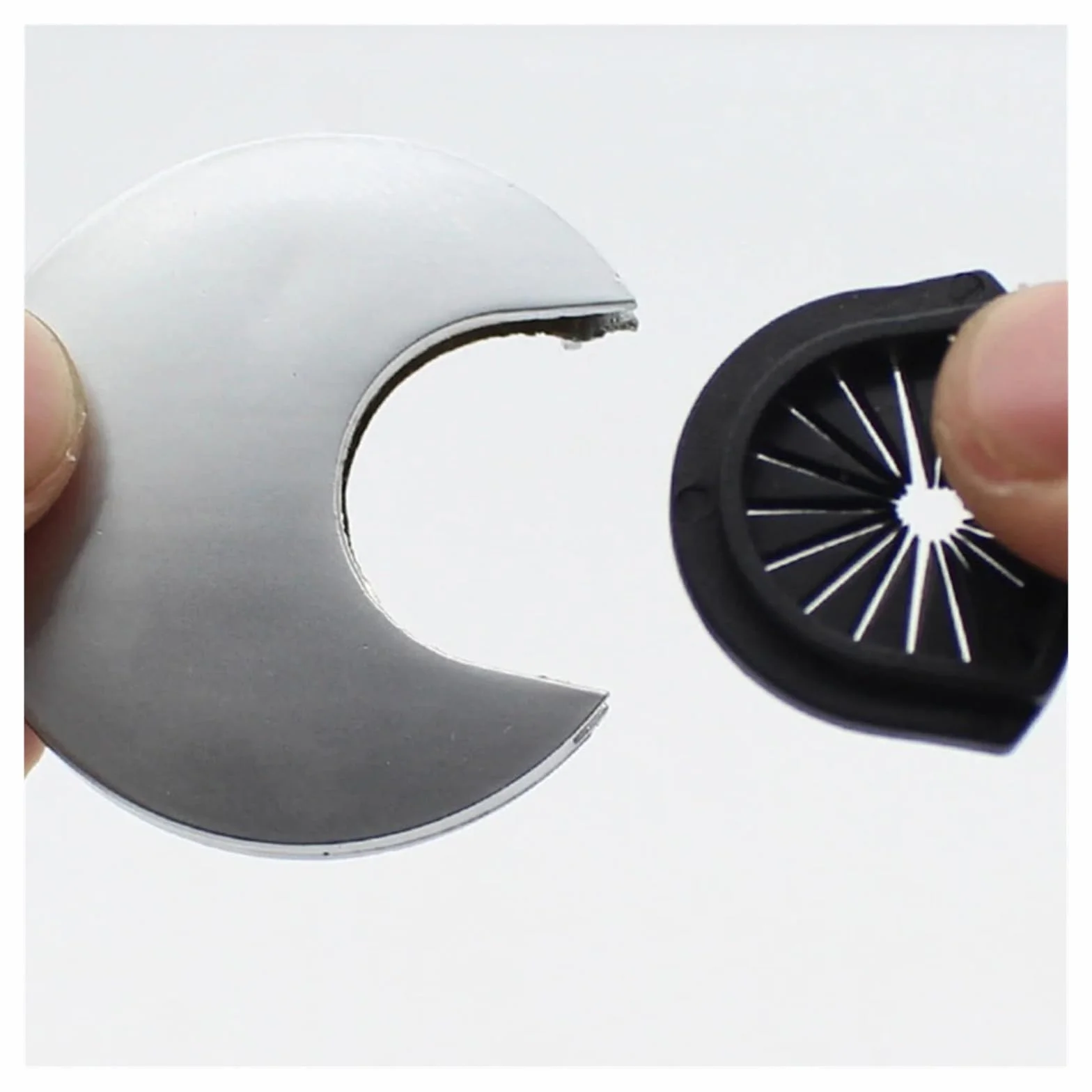 Kable na biurko 50/60/80 mm, do organizera biurowego (srebrny, 80 mm)