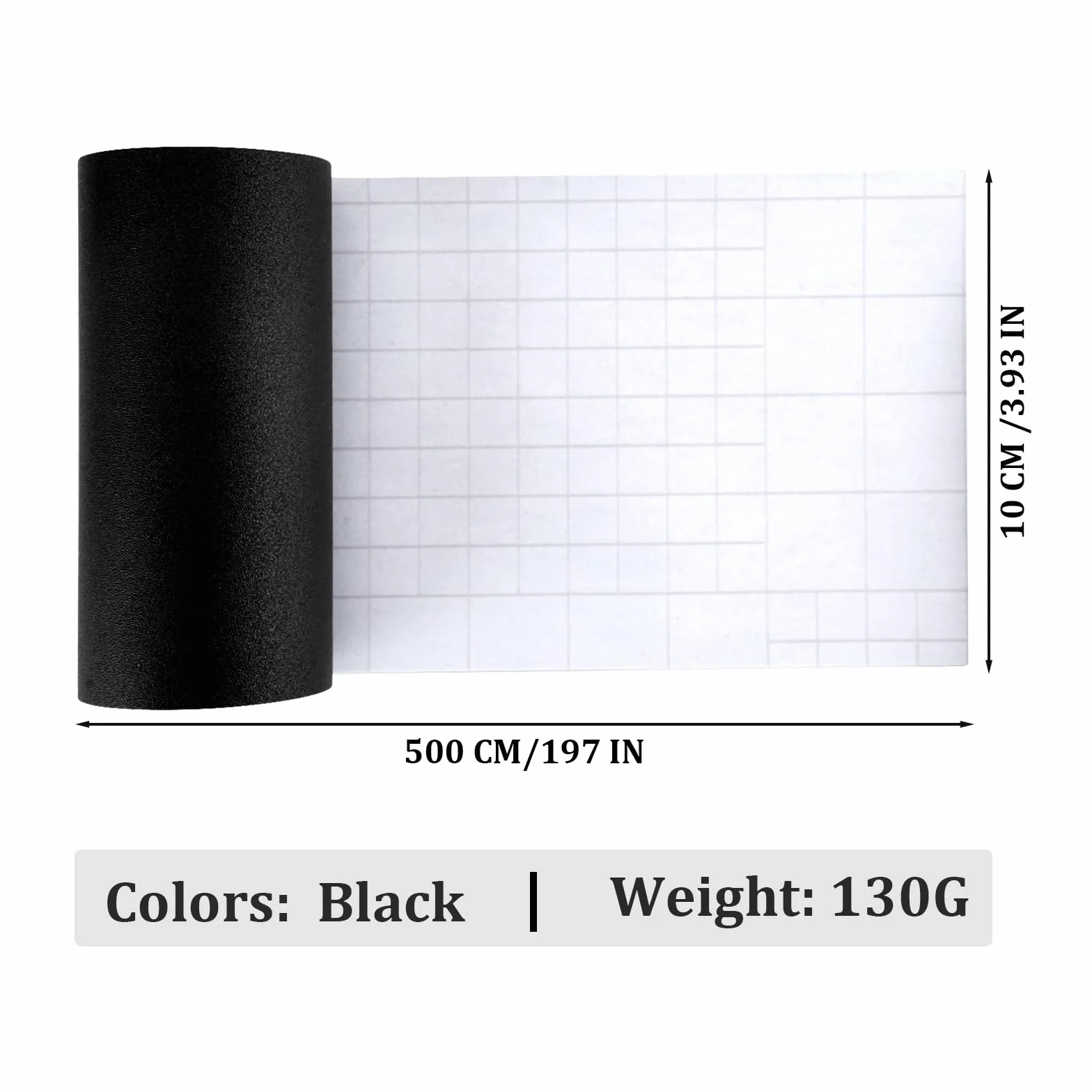 Bordiura samoprzylepna tapeta, 10 x 500 cm, do przyklejenia, do salonu, kuchni, łazienki, zdejmowana, wodoszczelna listwa podłogowa, PCW, dekoracyjna bordiura (zawierająca żelazo)