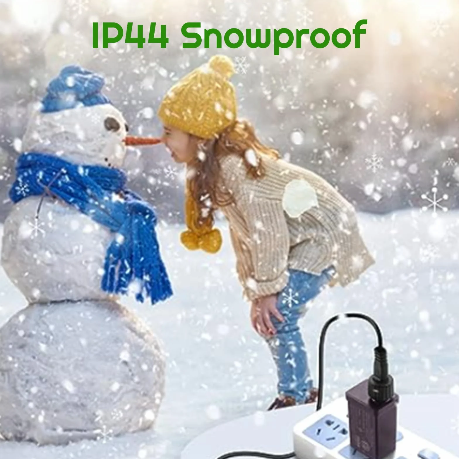 AIFIZO zasilacz sieciowy 31 V LED do oświetlenia bożonarodzeniowego, IP44, zasilacz z pilotem zdalnego sterowania do niskiego napięcia adaptera LED, łańcuch świetlny, zasilacz sieciowy, 8