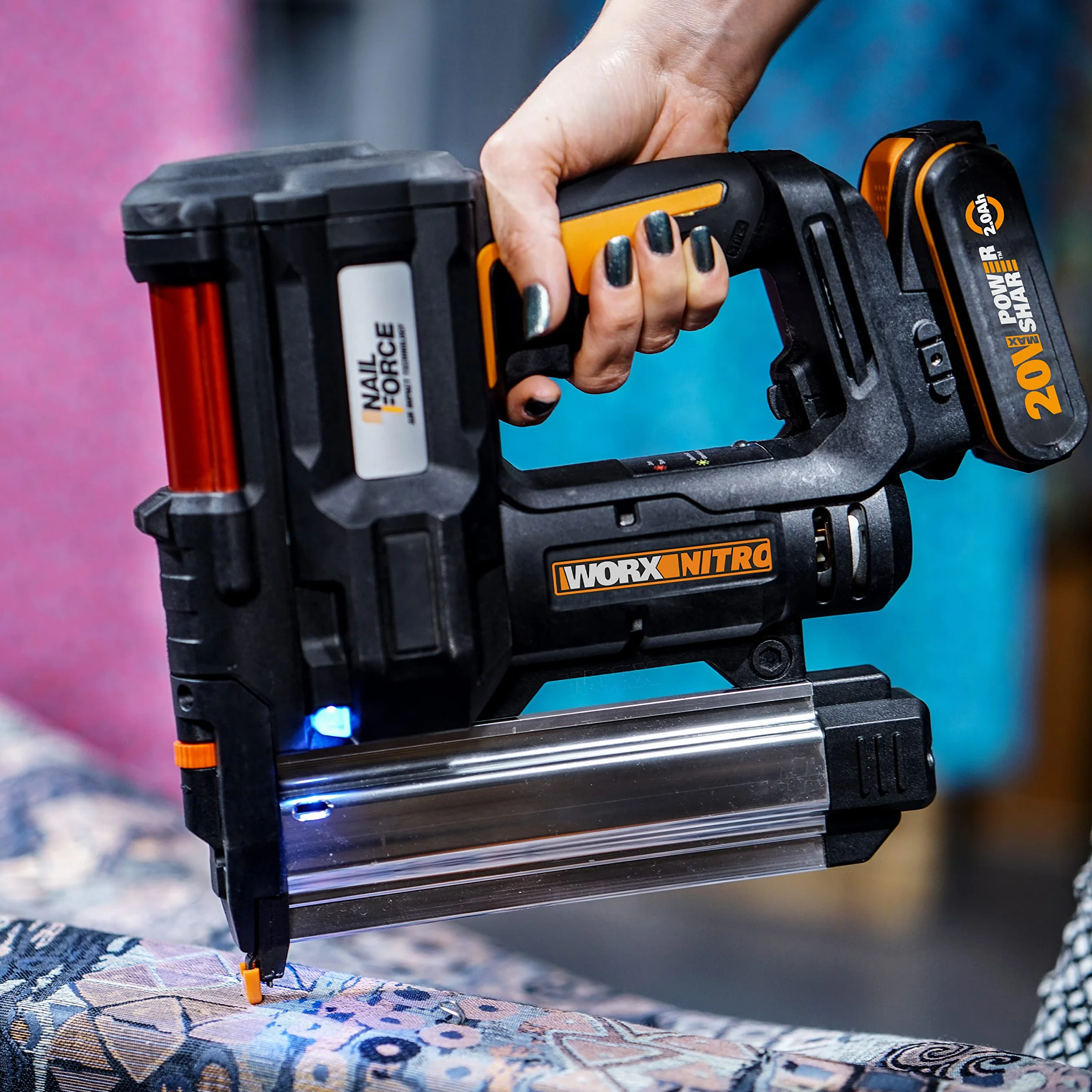 WORX WX840.9 18V (20V Max) Akumulatorowa zgrzewarka do gwoździ/zszywek - (Tylko narzędzie - Akumulator i ładowarka sprzedawane osobno)