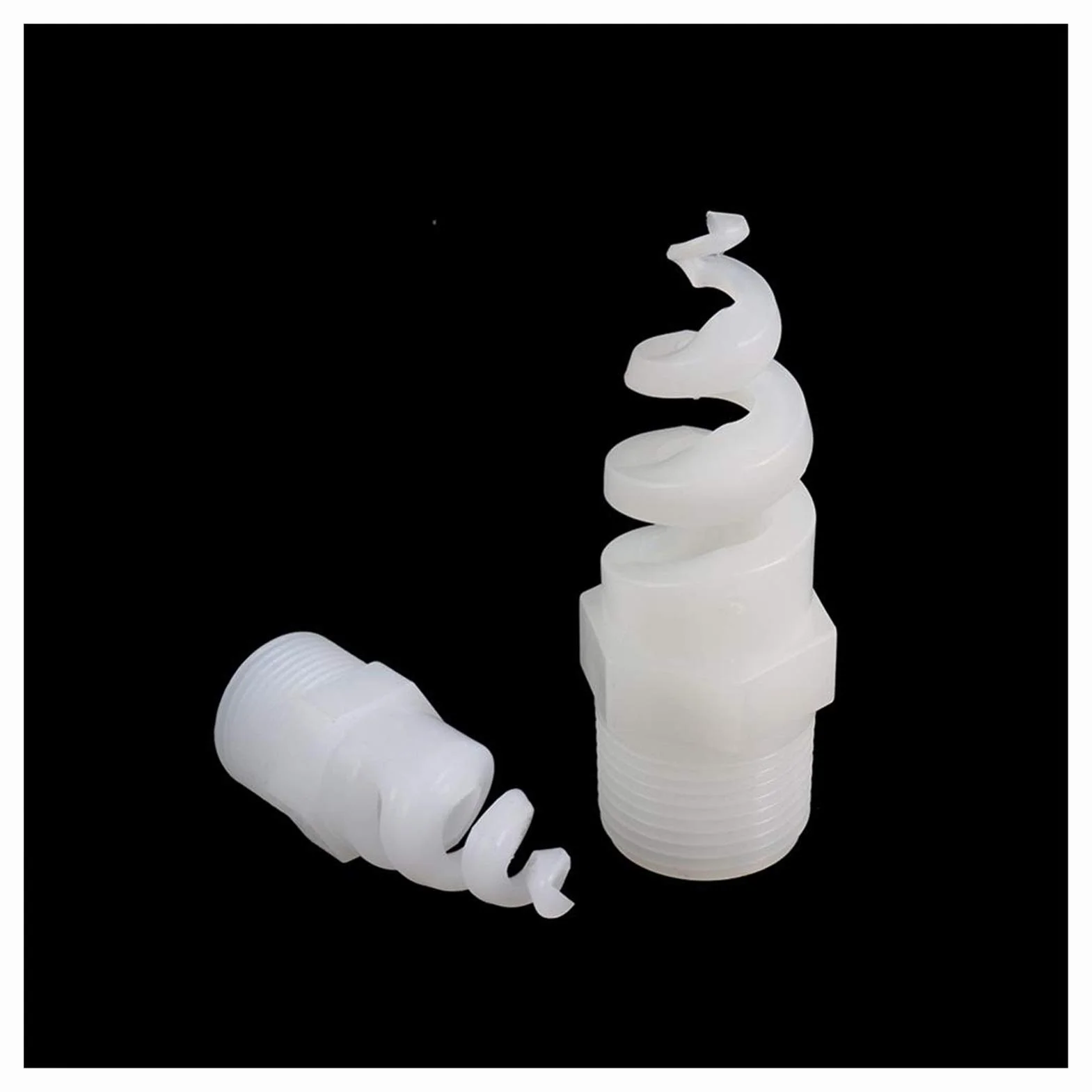 Podlewanie Roślin Doniczkowych Podlewanie Butelki Nakrętki Spilli Opakowanie 6/4 "3/8" 1/2 "3/4" 1 "zewnętrzna gwintowana plastikowa dysza, dyszy rozpylającej, wydrążona dysza stożkowa turbiny (Color