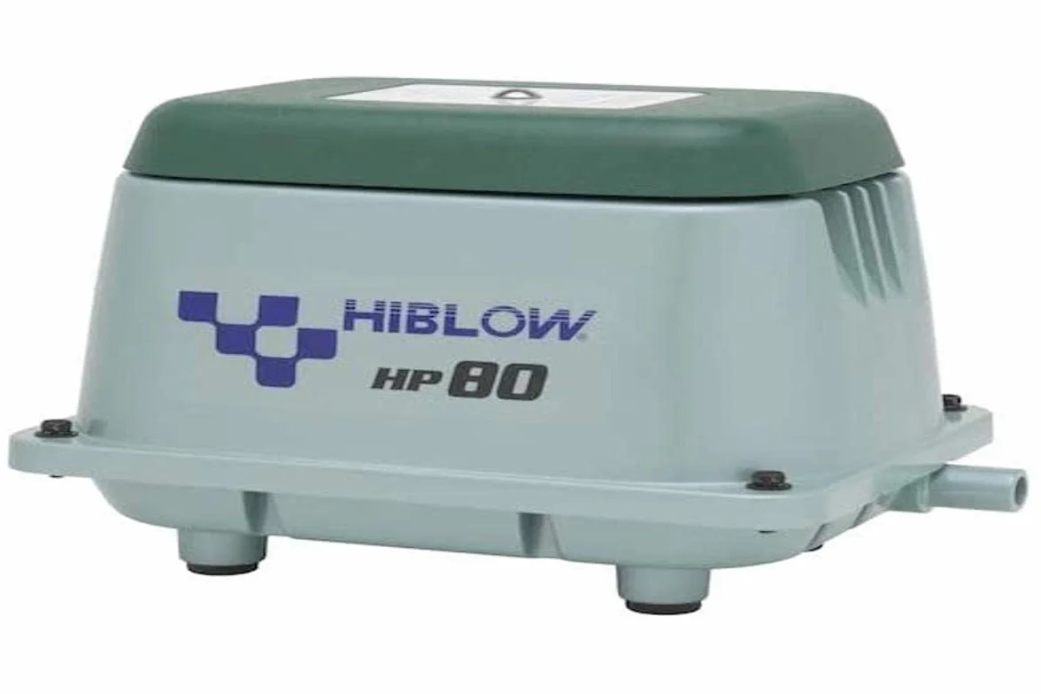 HiBlow Pompa powietrza HP-80 80l/min przy 1,3 m, wyjście 18 mm, 71 W