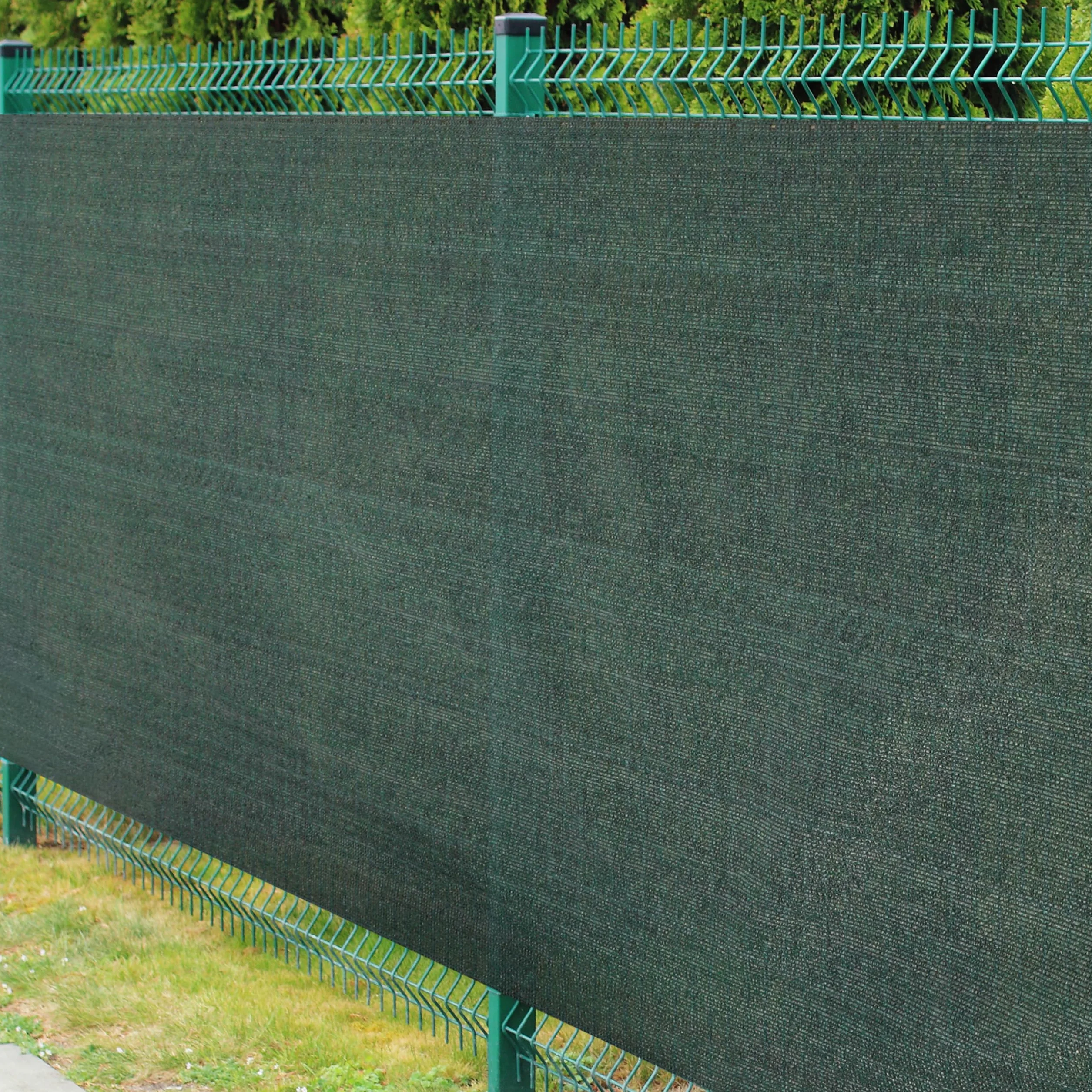 F & R mata maskująca na ogrodzenie polietylen 1 m x 30 m 150 g/m² ochrona prywatności siatka zacieniająca