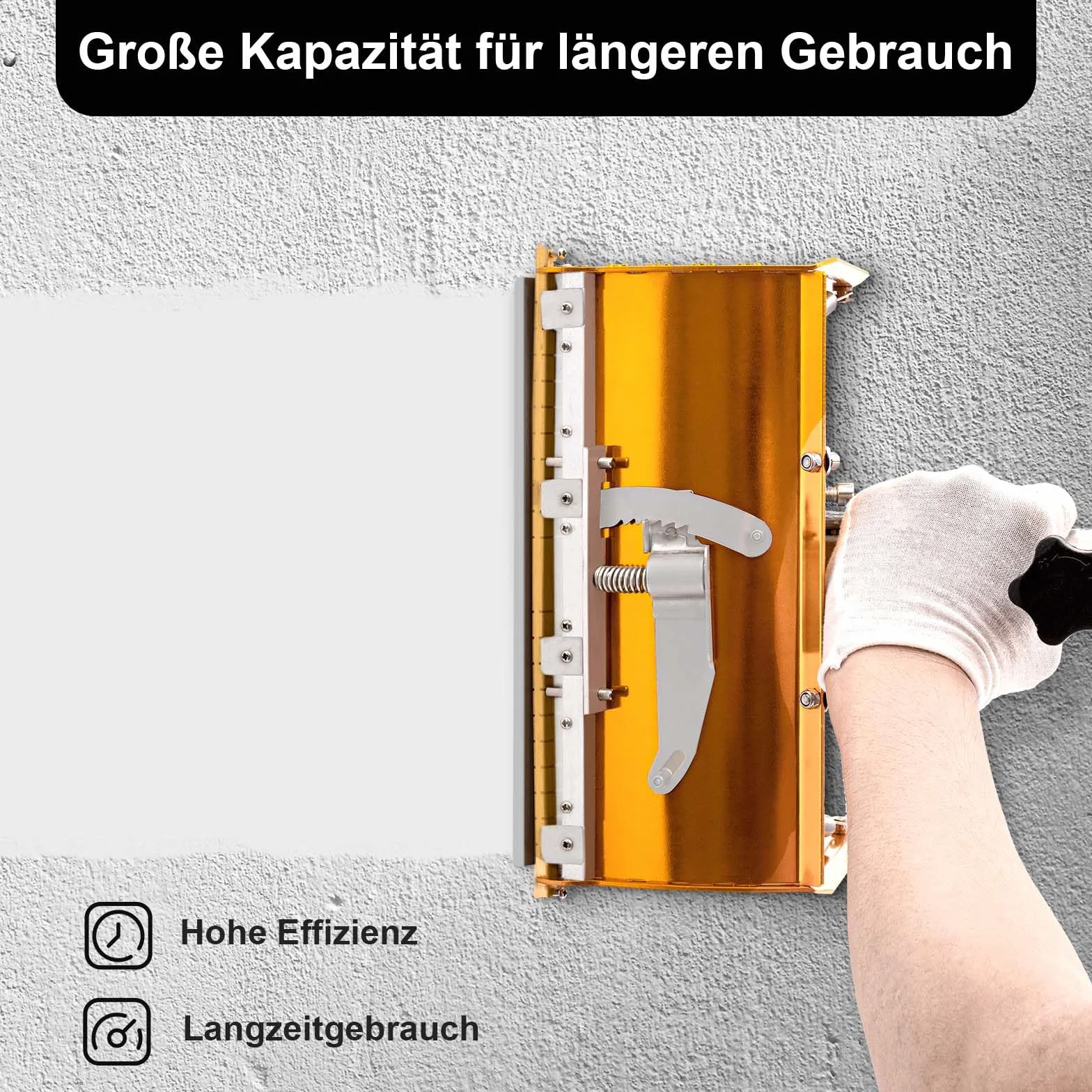 Płaska skrzynka do czyszczenia płyt kartonowo-gipsowych, płaska skrzynka do płyt gipsowo-kartonowych, płaskie narzędzie do obróbki wykańczającej z regulowanym uchwytem, dla profesjonalistów