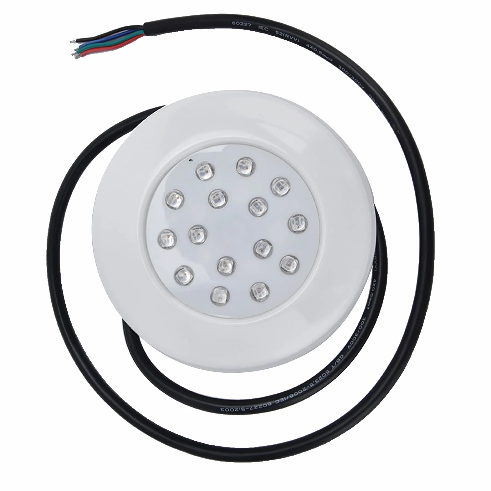 Oświetlenie Podwodne LED 7W, RGB Pełny Kolor, IP68 Wodoodporny, do Basenu, Fontanny, Stawu, Regulowane Kolorowe Światło