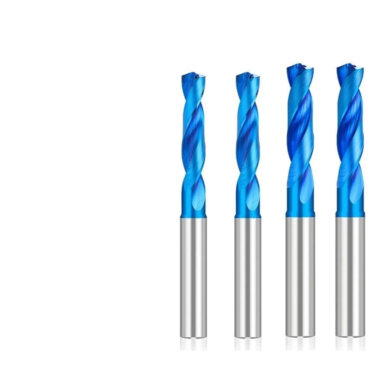 Wiertło 3D z twardego metalu 3-12 mm wewnętrzne wiertło chłodzące wiertło spiralne niebieska powłoka wiertło do metalu 1 szt. (kolor: 4,8 x 6 x 28 x 66 l)