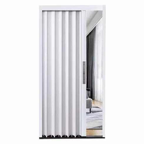 Kuchnia łazienka harmonijkowe drzwi harmonijkowe o wysokości 203 cm, podwójne drzwi składane, wewnętrzne aluminium, chowane duże drzwi przesuwne do stodoły z zamkiem i kluczem, oszczędność miejsca