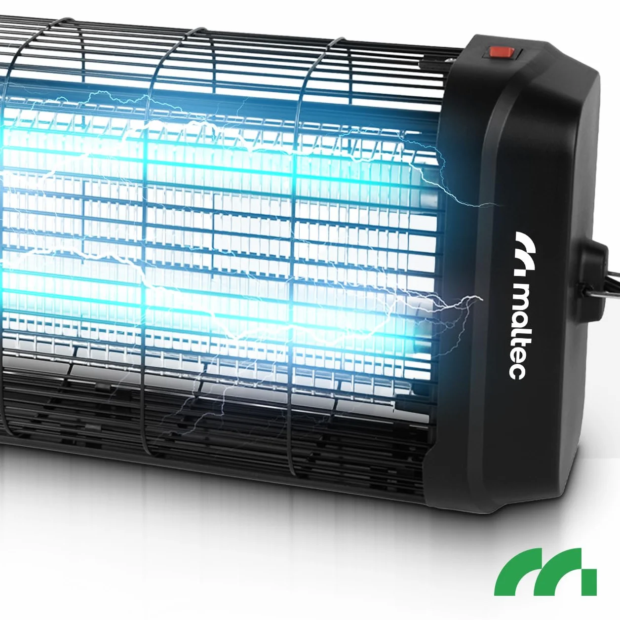 Lampa owadobójcza, lampa przeciw owadom, lampa MalTec 20 W, elektryczna, 3800 V, pułapka na muchy ze światłem UV