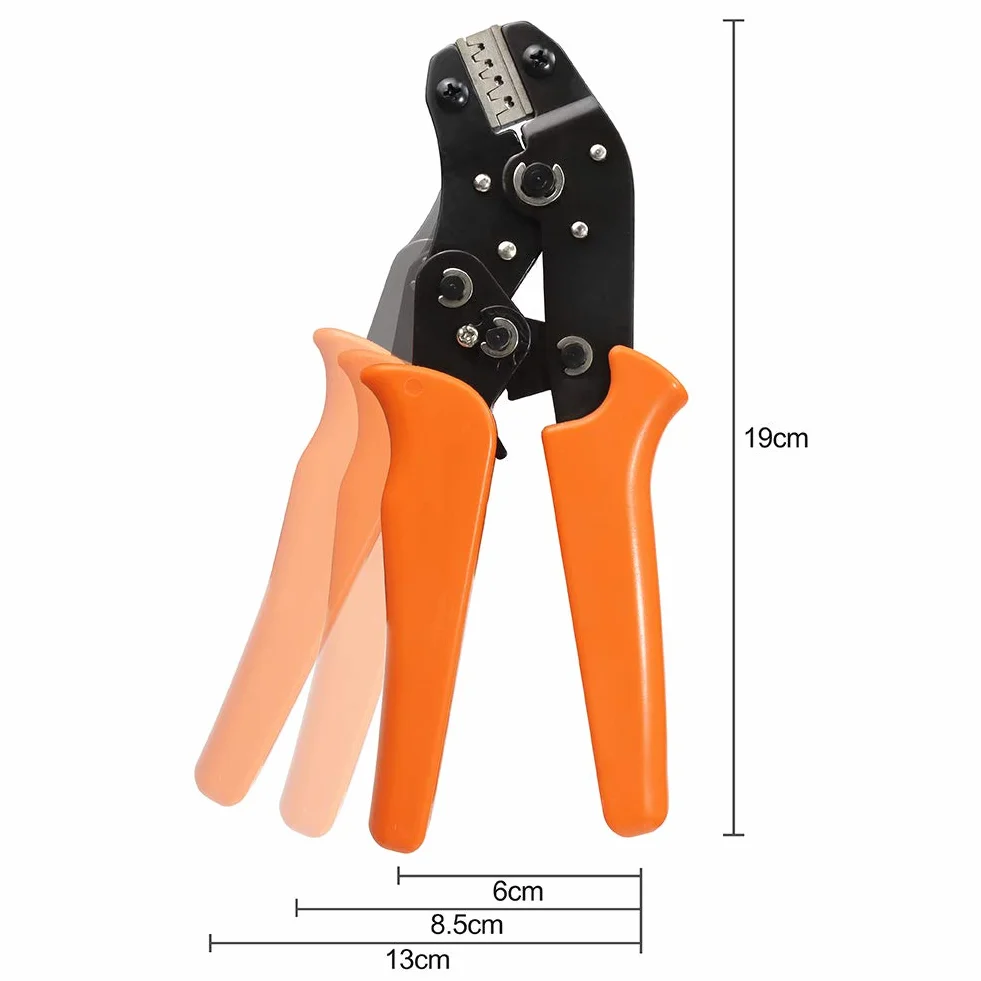 Szczypce zaciskowe do JST XH, Jumper Wire 2,54 mm, KF2510, TAB 2.8/3.0/3.96mm wtyczka do AWG 28-16 0,1-1,5 mm²