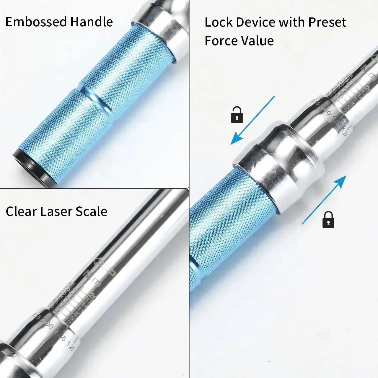 Klucze dynamometryczne 1/4''1/2''3/8'' Klucz dynamometryczny Regulowany klucz ręczny grzechotkowy Telescopic Ratchet(AYB-20)