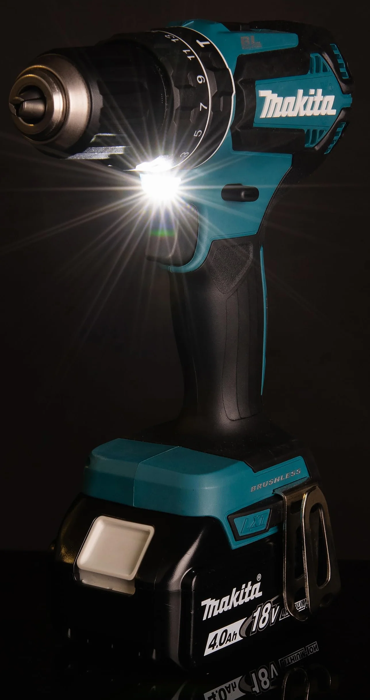 Makita Dhp485Rtj Wkrętarka, Zielony/Czarny, ‎25 x 7,9 x 18 cm; 1,8 kg
