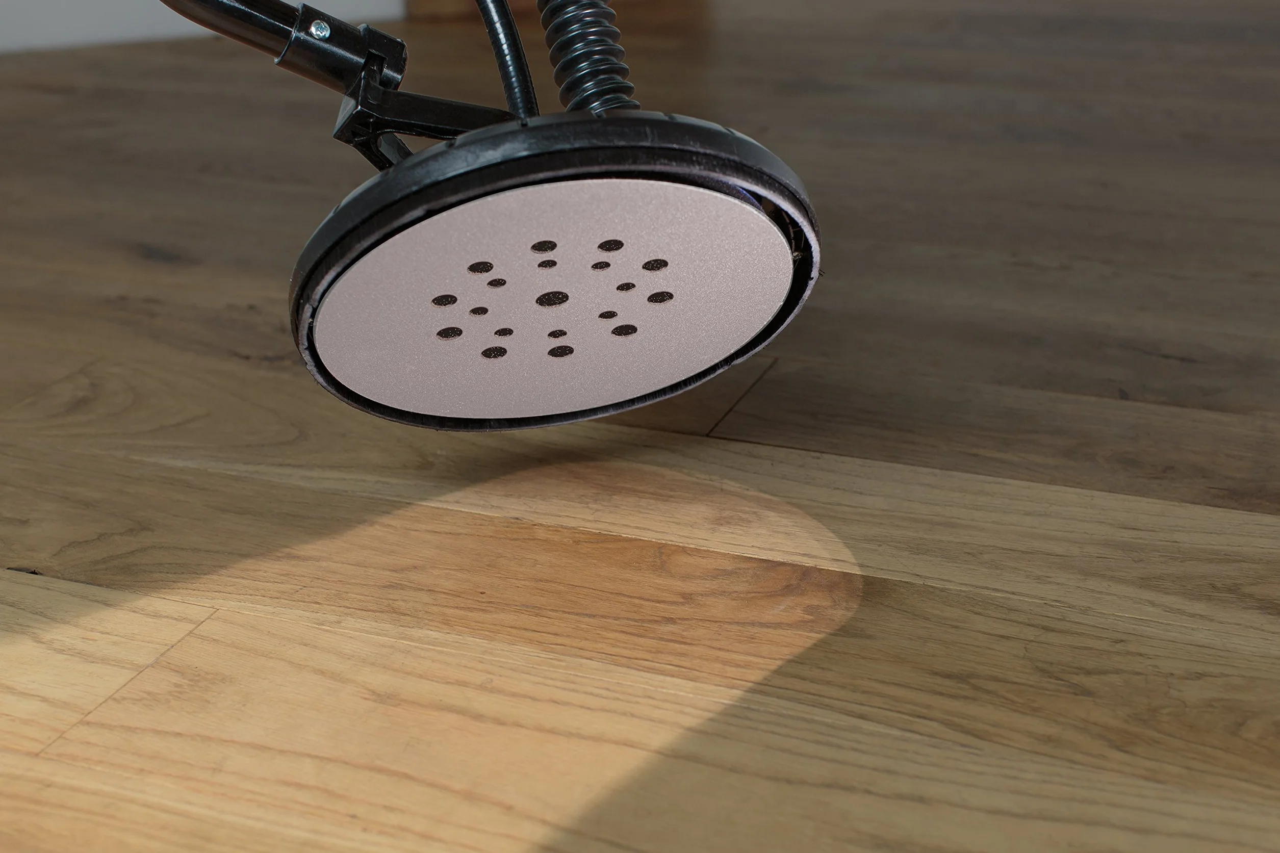 kwb Quick-Stick tarcza szlifierska K 120 – do szlifierek z długimi szyjkami i szlifierek do płyt gipsowo-kartonowych – włókno szklane, perforowane na rzep – Ø 225 mm (5 szt.)