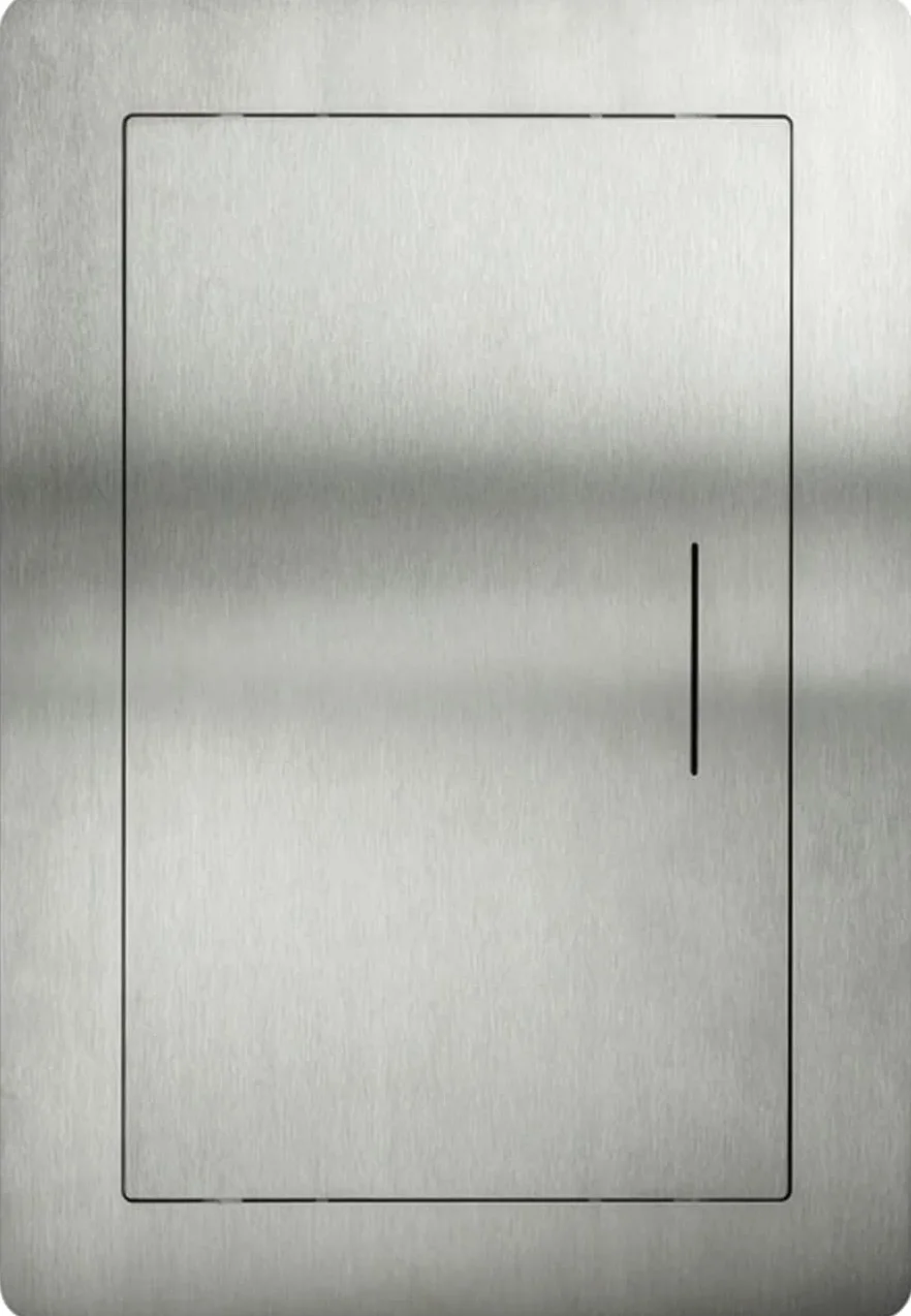 Ekskluzywne drzwi rewizyjne klapa rewizyjna stal szlachetna szczotkowana z ramą montażową NDE 300x200 mm