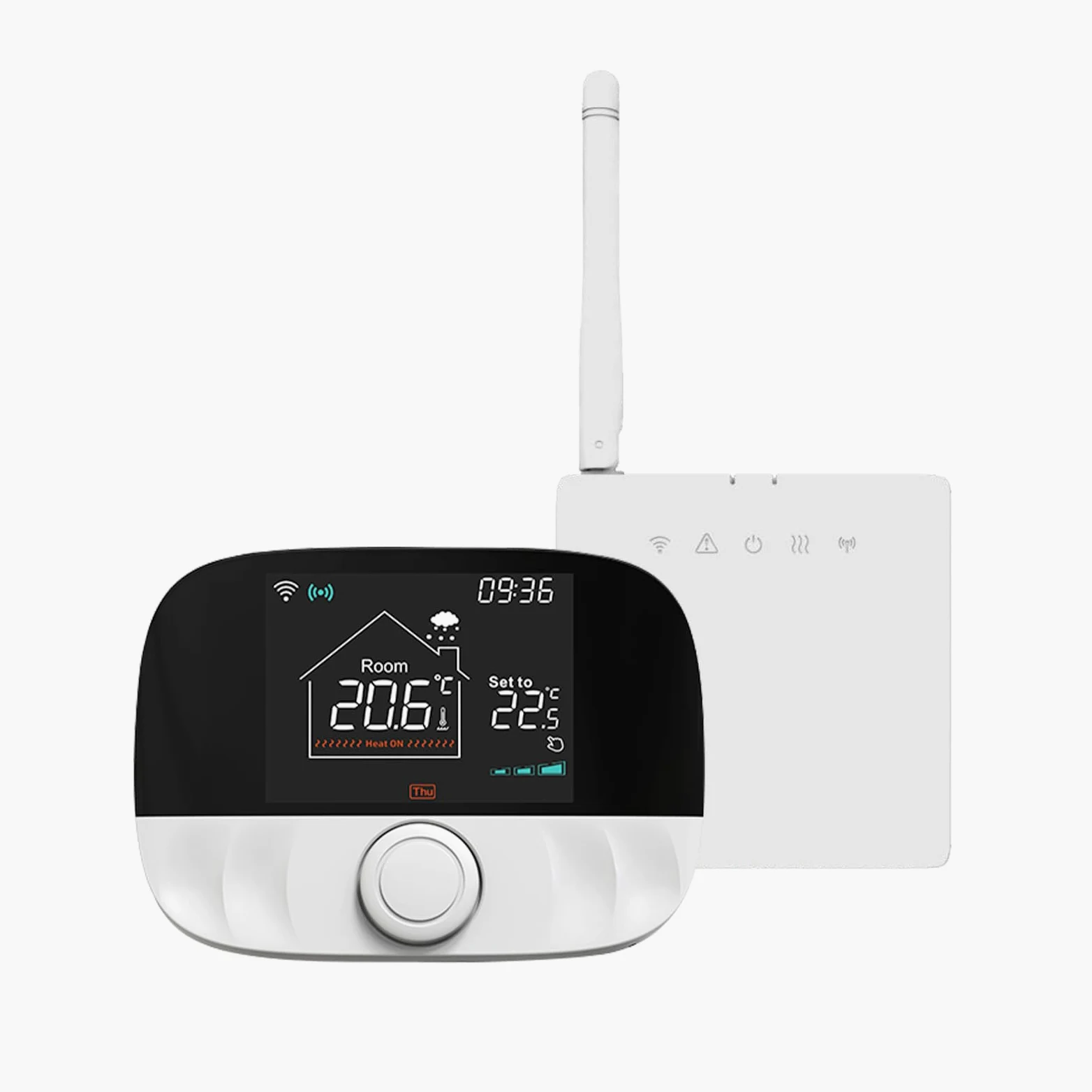 Bezprzewodowy termostat RF WIFI bezprzewodowy termostat Wi-Fi, kompatybilny z Alexa Google, do kotła gazowego