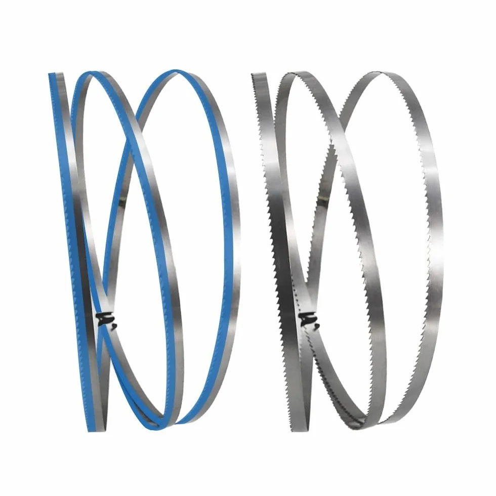Brzeszczot do piły taśmowej, jakość premium, 2PCS 1490mm 10TPI Bandsaw Blades 1490x6.35x0.35mm Power Tool Accessories for Wood Band Saw schappach BASA 1.0 Iumber jack BS200