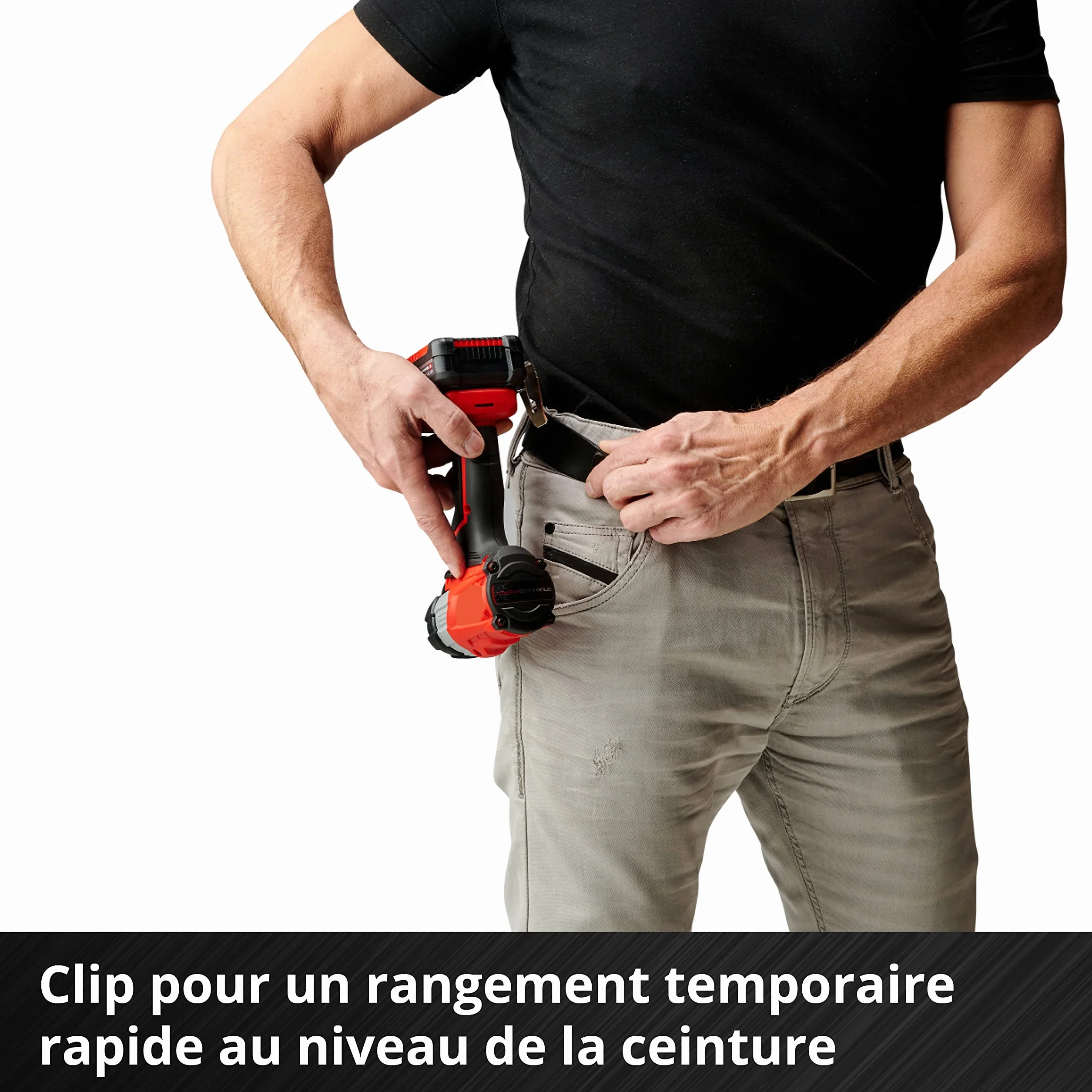 Einhell Wkrętarka udarowa akumulatorowa TP-CW 18 Li BL Solo Power X-Change (litowo-jonowa, 18 V, 215 Nm, oświetlenie LED, adapter do bitów do wkręcania, bez akumulatora i ładowarki)