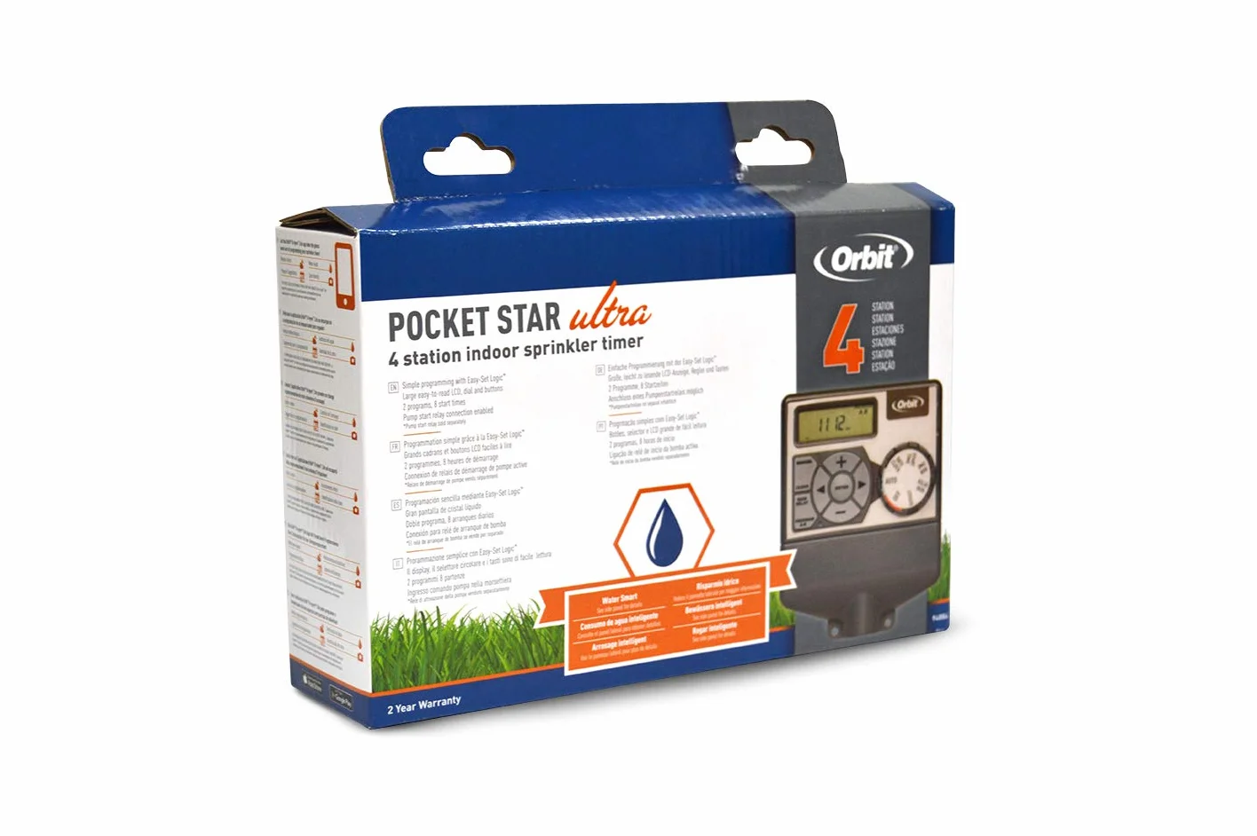 Orbit 94874 Pocket Star ULTIMA 4 stacje sterujące nawadnianiem