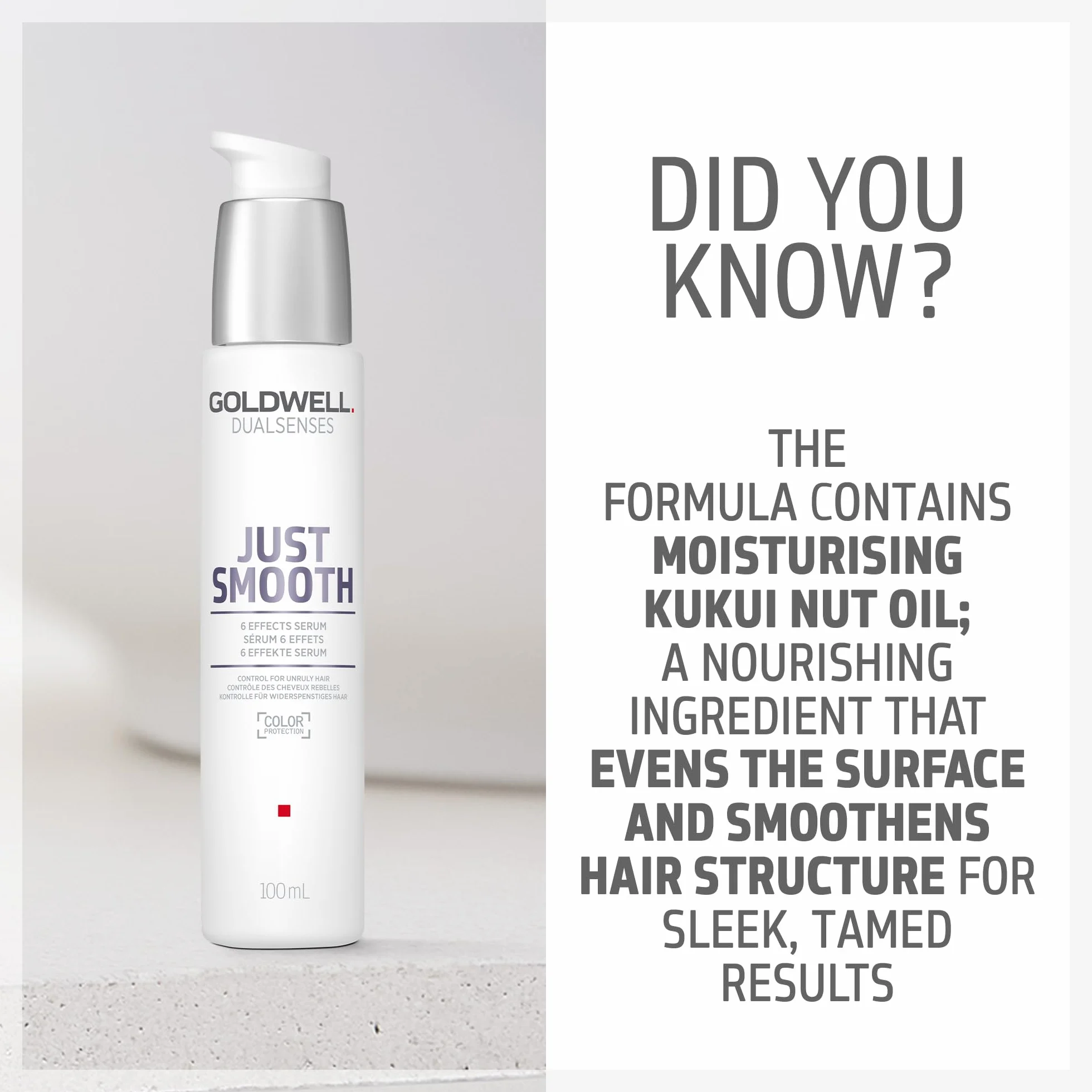 GOLDWELL DUALSENSES JUST SMOOTH Serum 6 efektów 100ml