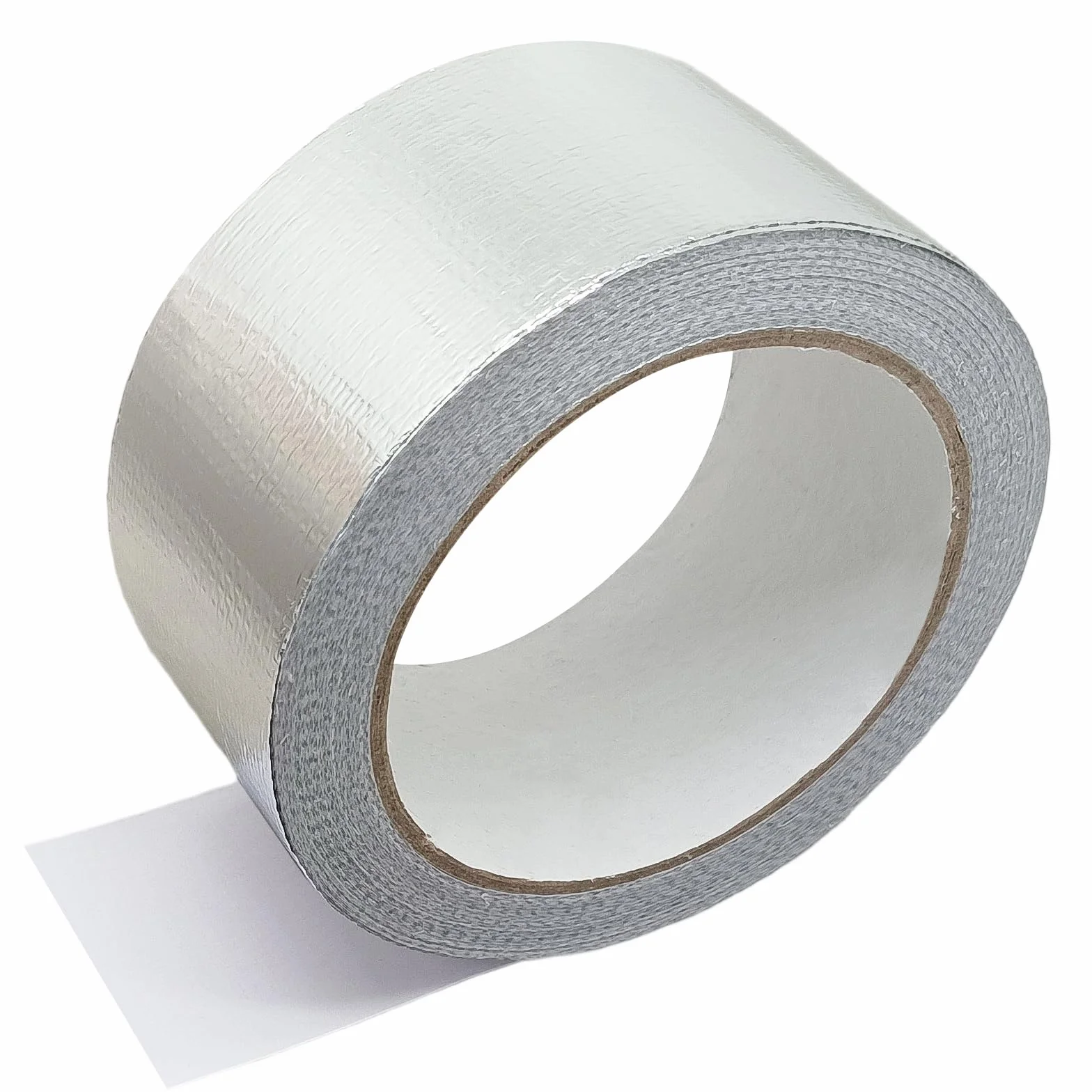 Taśma aluminiowa, taśma termoizolacyjna, 50 mm × 20 m, włókno szklane, odporne na wodę, starzenie i rozdarcie, do uszczelniania i izolacji termicznej