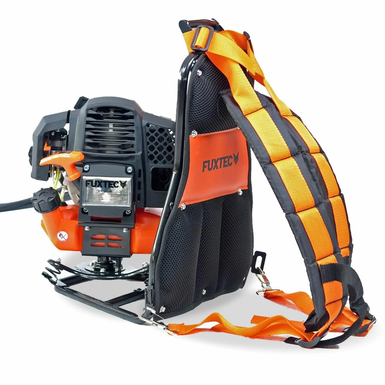 Przenosna Podkaszarka Spalinowa FUXTEC FX-MS152T - Narzedzie 2 w 1, Silnik 52 cm3, 3 KM, Plecak, Easy Starter, Beznarzedziowy Dostep do Filtra, Ergonomiczny Uchwyt