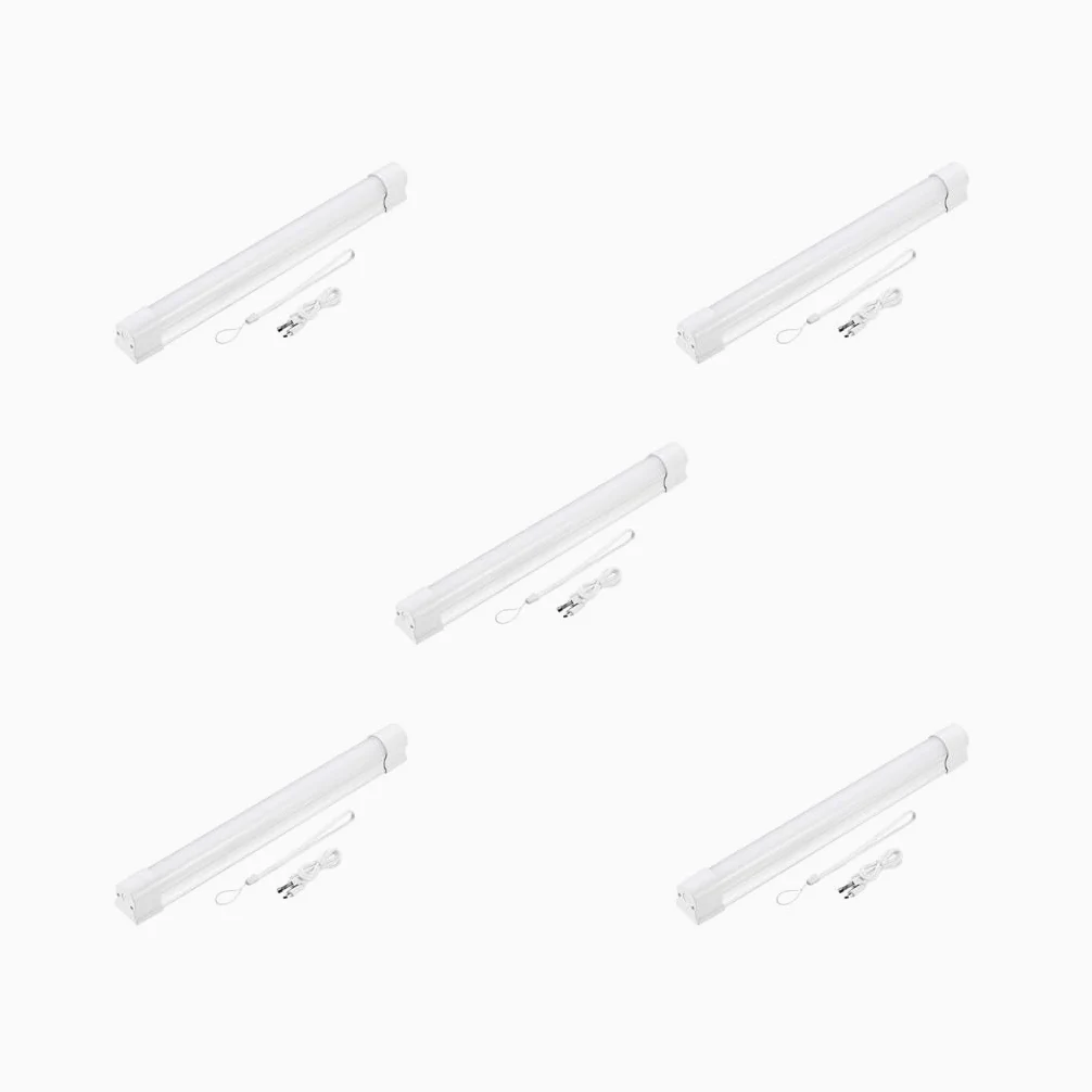 5 zestaw 450 lm lampa przenośna IP55 wodoodporna mocna mocna lampa wielofunkcyjne narzędzie oświetleniowe gospodarstwo domowe turystyka na świeżym powietrzu 34 cm