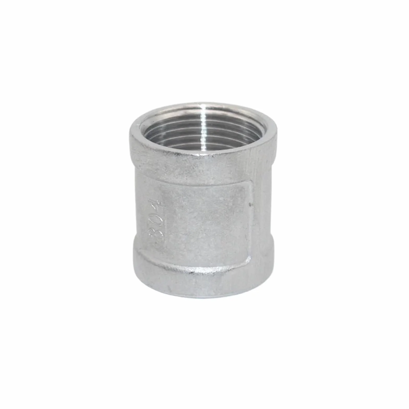 Wewnętrzny gwintowany zacisk rurowy ze stali nierdzewnej 304, złącze proste do podgrzewania wody 1/2 1/8" 1/4 "1 cm złącze rurowe (1,9 cm) Łącznik rurowy