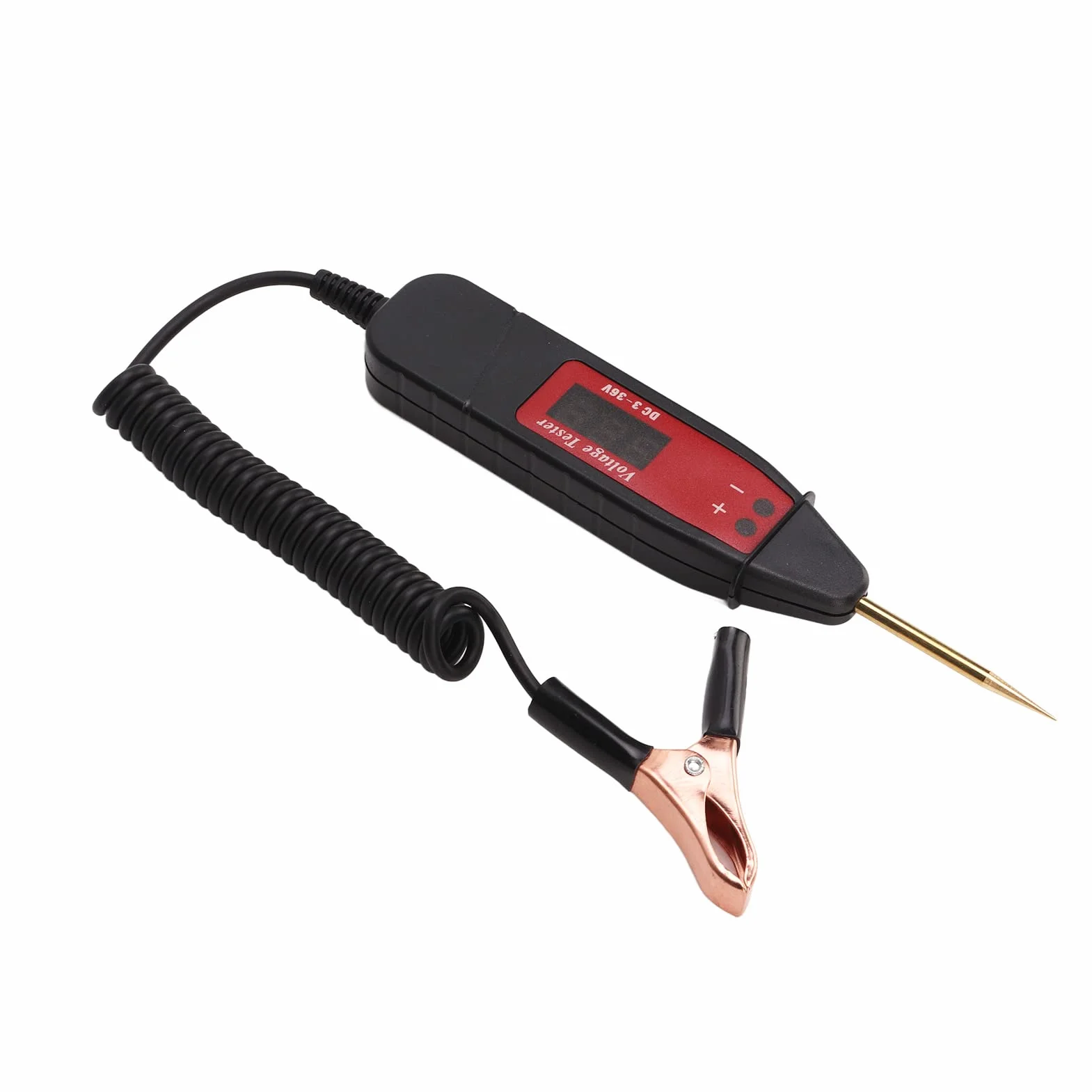 Narzędzie do Naprawy Samochodów Samochód Tester Obwodów Elektrycznych Pen Lcd Cyfrowy Wyświetlacz Sonda Napięciowa Detektor Dc3-36V do Konserwacji Pojazdu