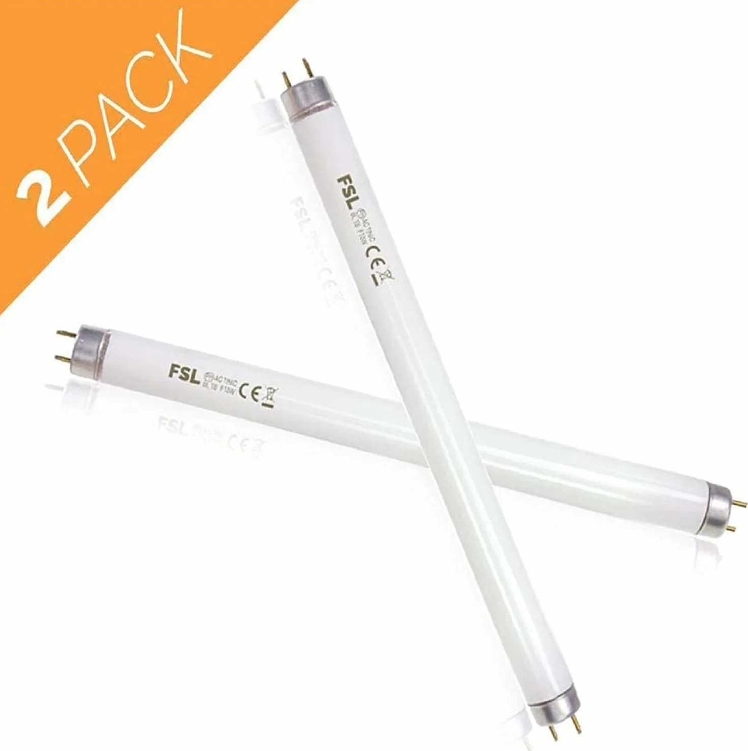 ASPECTEK Wymienna żarówka UV do owadów AC220, 240 V 10 W, 2 sztuki