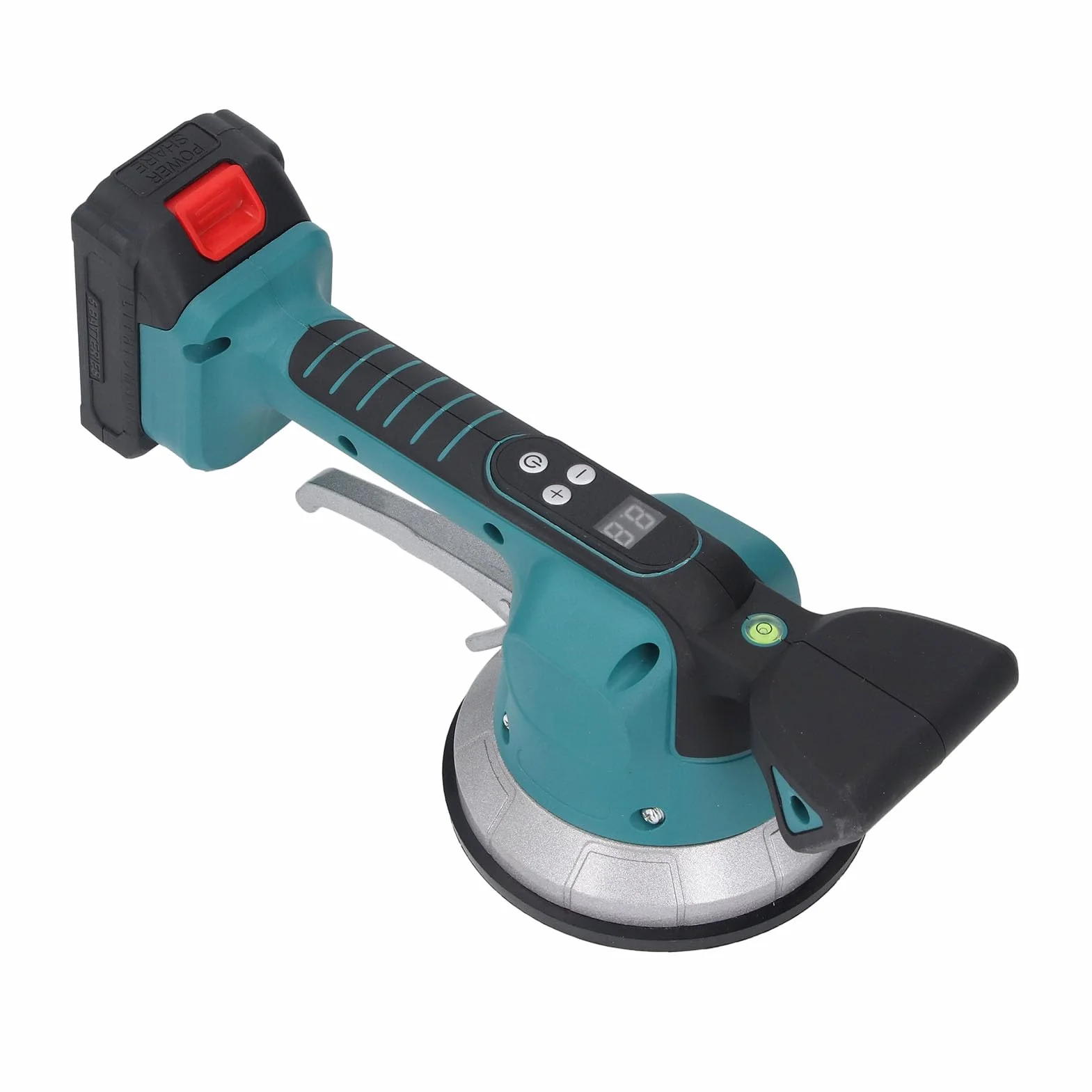 Urządzenie Wibracyjne Elektryczne do Płytek, 145 mm, 10 Prędkości, Zasysanie 150 kg, z Wyświetlaczem