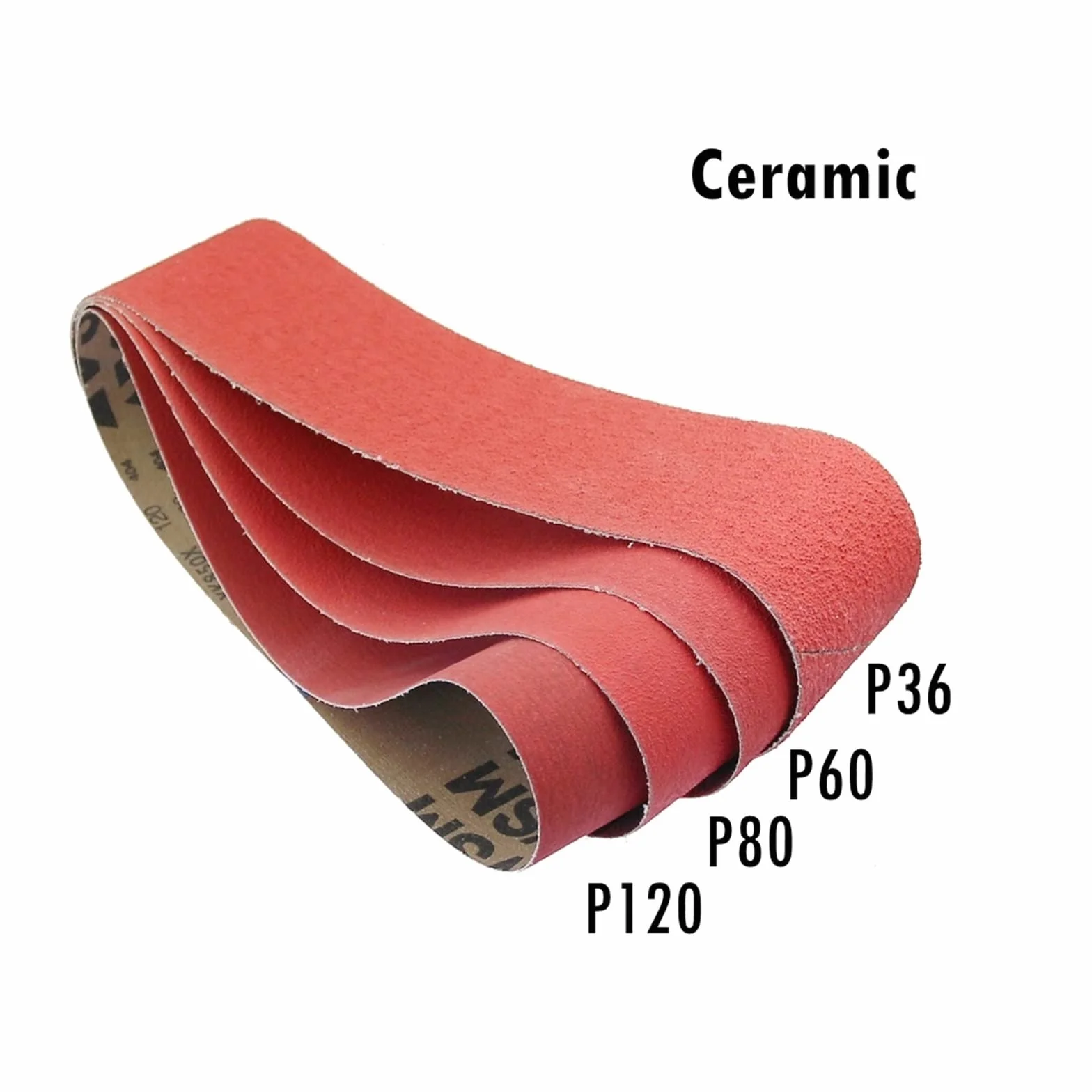 Ceramiczne pasy ścierne 4 szt. VSM XK850X Szlifowanie metalu Wiele rozmiarów Ziarno 36-120