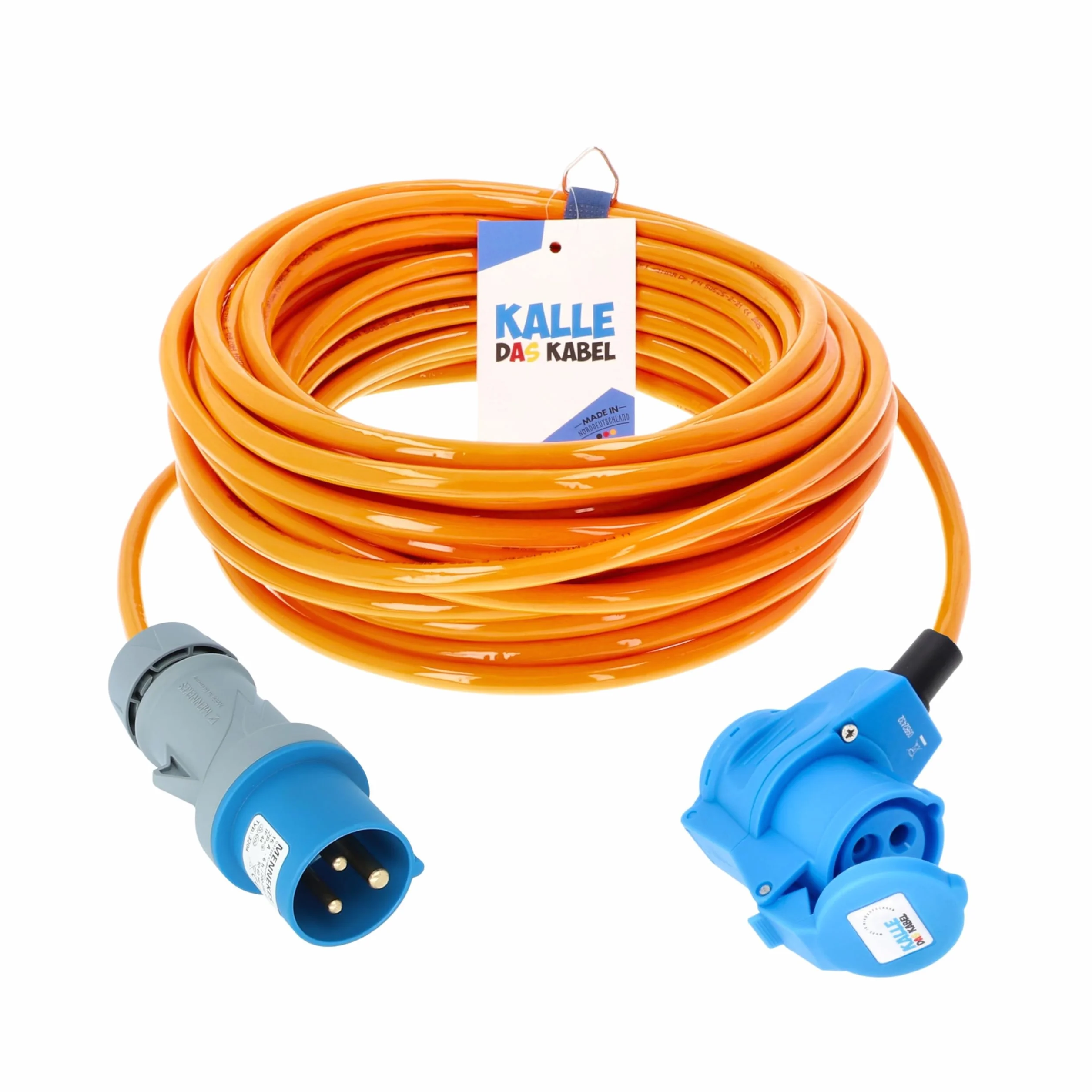 KALLE Blue Signal przed?u?acz CEE 2,5 mm² k?t przemys?owy budownictwo Boot Womo Camping pe?ne przewodnictwo premium z 15 lat gwarancji 15 metrów