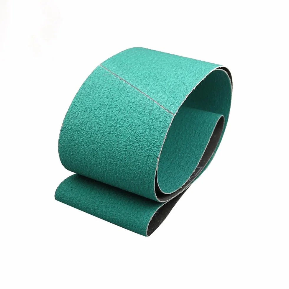 1 sztuka 1220 * 50/75/100/150mm Pas ścierny cyrkonowy P40 P60 P80 P120 Do szlifowania i polerowania mebli drewnianych ze stali nierdzewnej, P120, 1220 * 100 mm