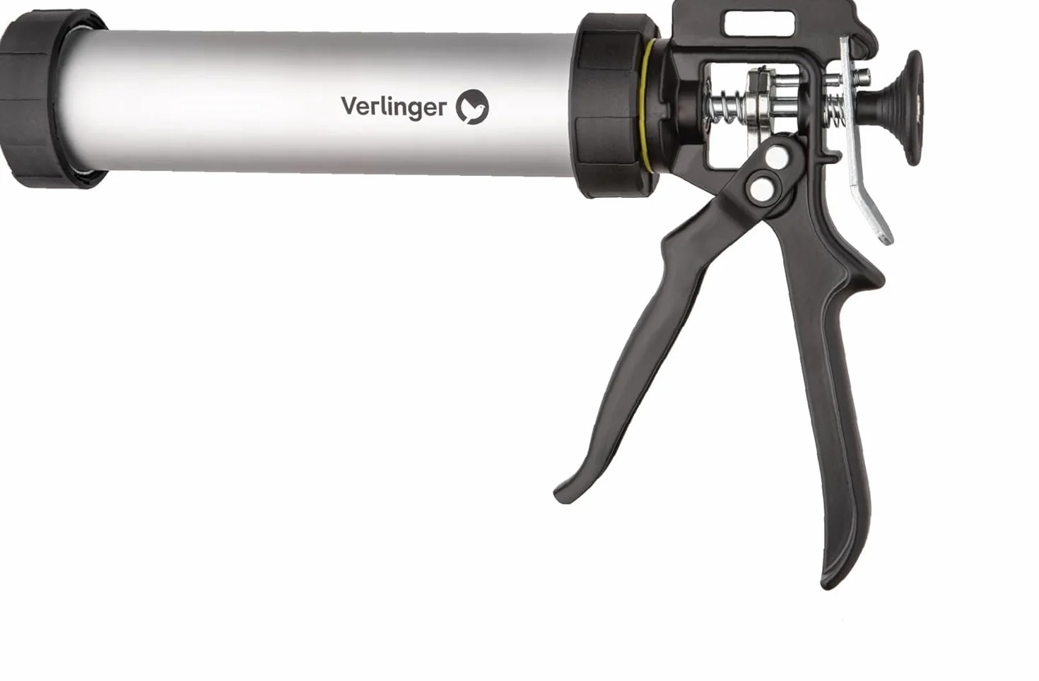 Profesjonalny pistolet na kartusz o pojemności 280/310/400 ml, 4500 N 26:1, trwały, ergonomiczny, precyzyjny do silikonu, akrylu, kleju, wytrzymała konstrukcja do prac budowlanych i