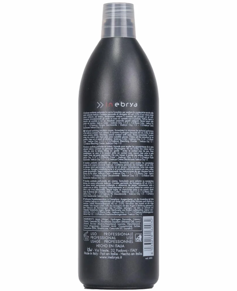 INEBRYA Oxidant Emulsja utleniająca 40vol. 12% 1000ml