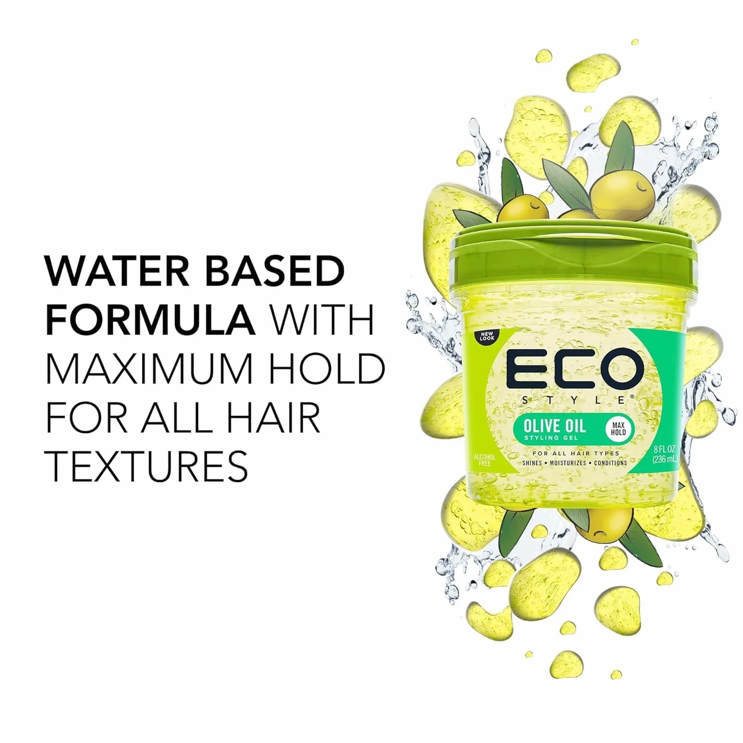 eco style r żel oliwkowy 236 ml | Zielony