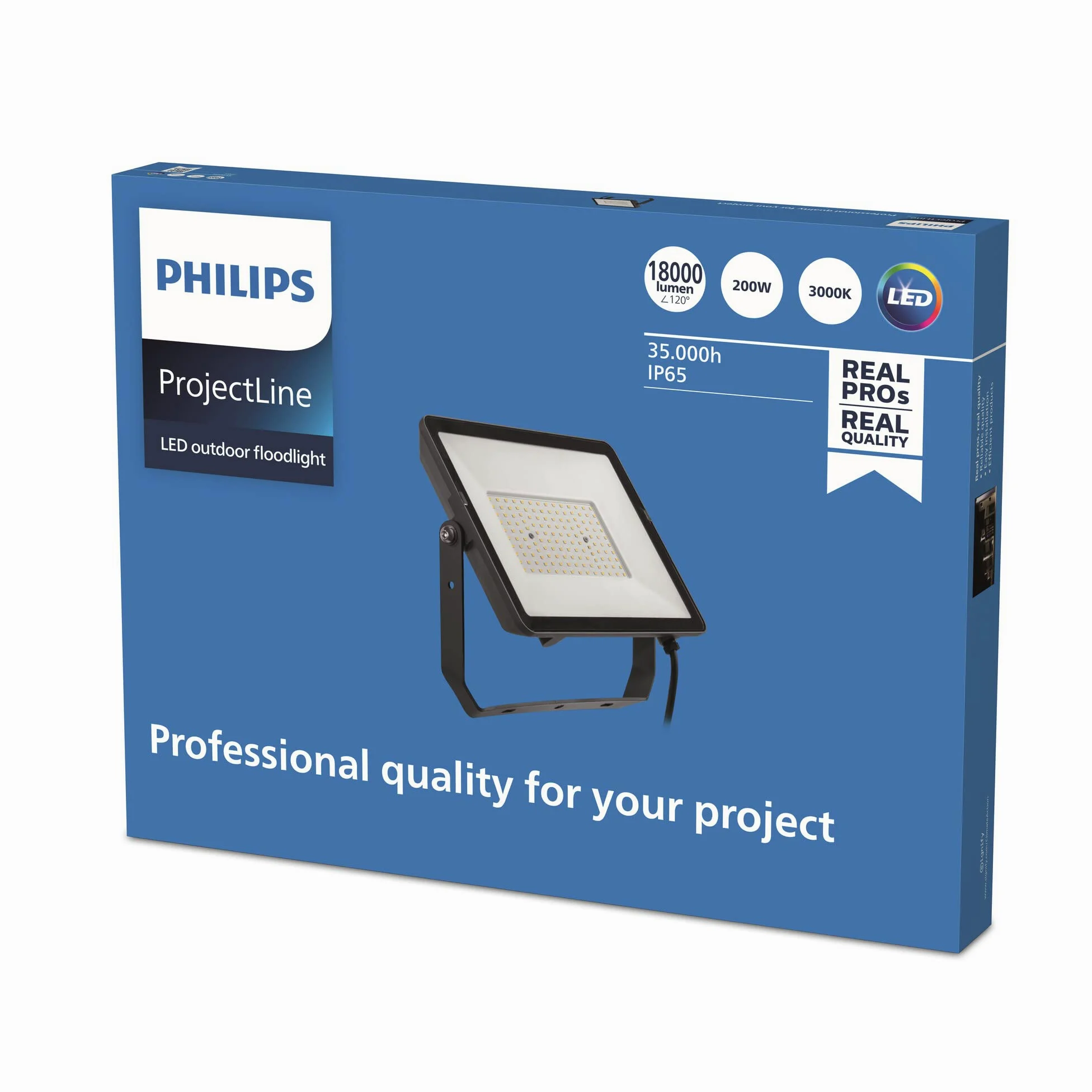 Philips ProjectLine Reflektor świetlny, 200 W, 3000 K, czarny