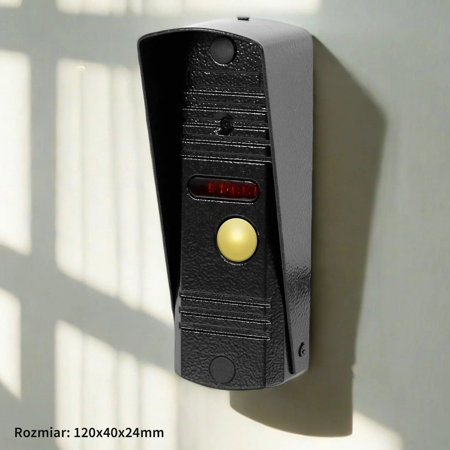 Karmen Przewodowy telefon drzwi wideo, domofon do drzwi, wodoodporny zewnętrzny, noktowizor na podczerwień, rozmowa z gościem, obsługuje AC 100 V-240 V