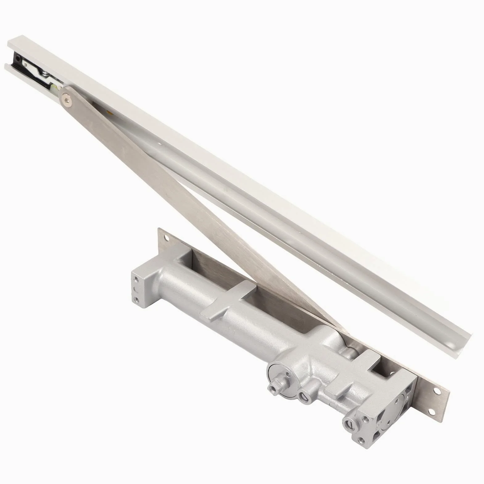 Hydrauliczny samozamykacz do drzwi, regulowany cichy przełącznik prędkości do bezpiecznego zamykania, komercyjny samozamykacz do hoteli, pensjonatów, biur, odlew aluminiowy