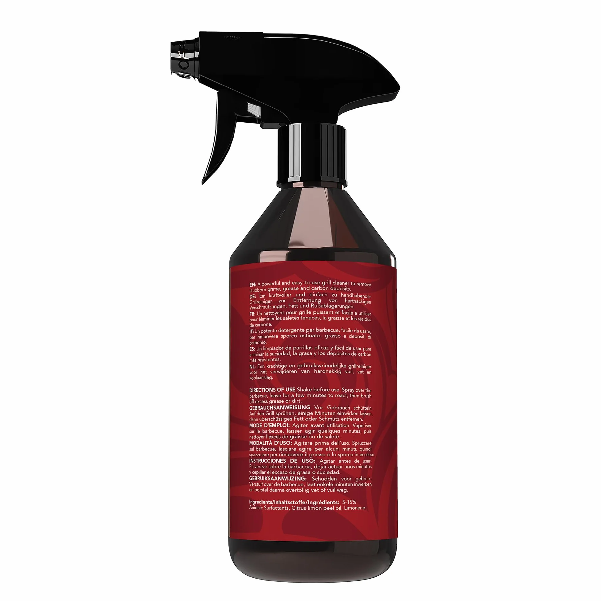 Środek do czyszczenia grilla, 500 ml, środek czyszczący do grilla i środek do czyszczenia grilla, naturalne produkty do czyszczenia grilla, spray do czyszczenia grilla, wytrzymały,