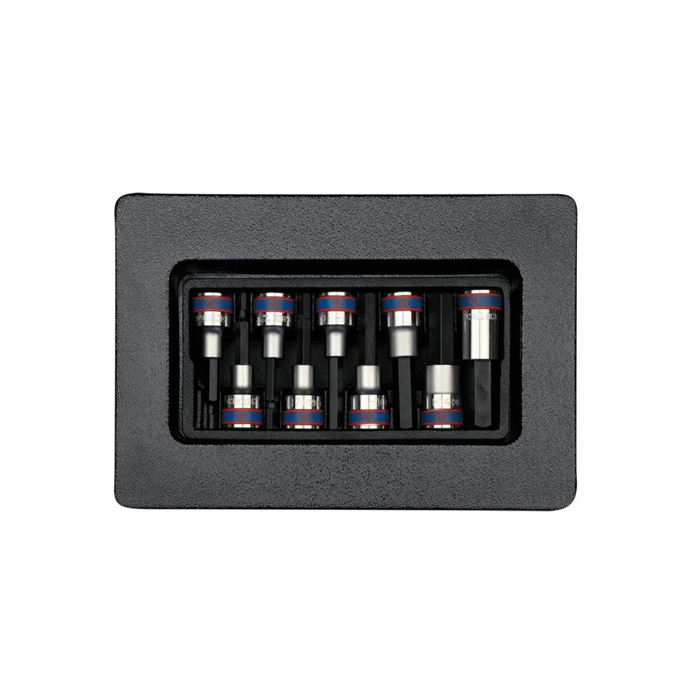 King Tony 94120pr Hex Key Socket do wózków narzędziowych, zestaw 9
