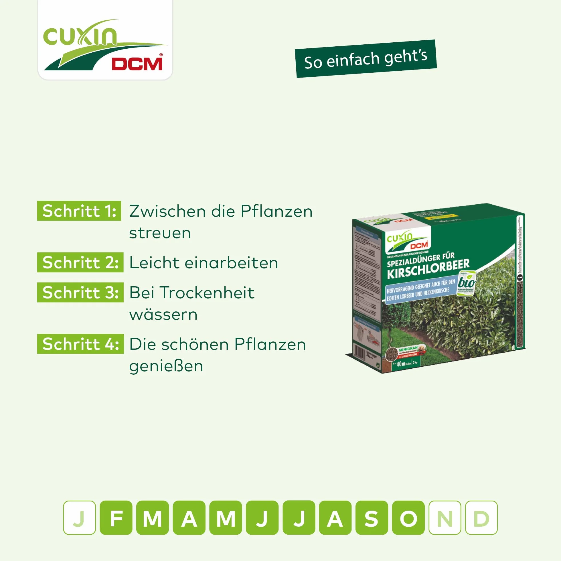 Cuxin Nawóz do laurów wiśniowych 3 kg