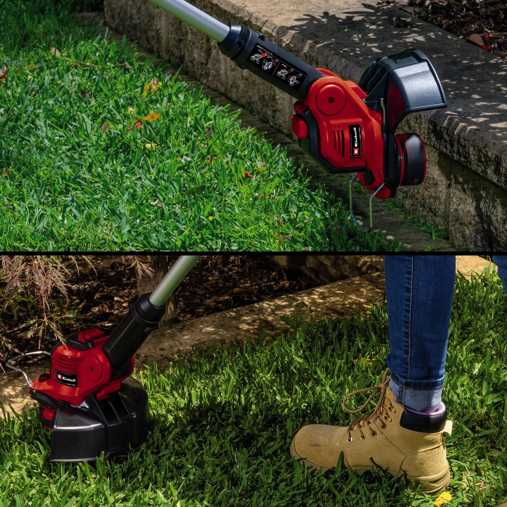 Einhell GE-CT 18/28 Li TC-Solo Akumulatorowa Podkaszarka do Trawy 28 cm Czerwony Czarny